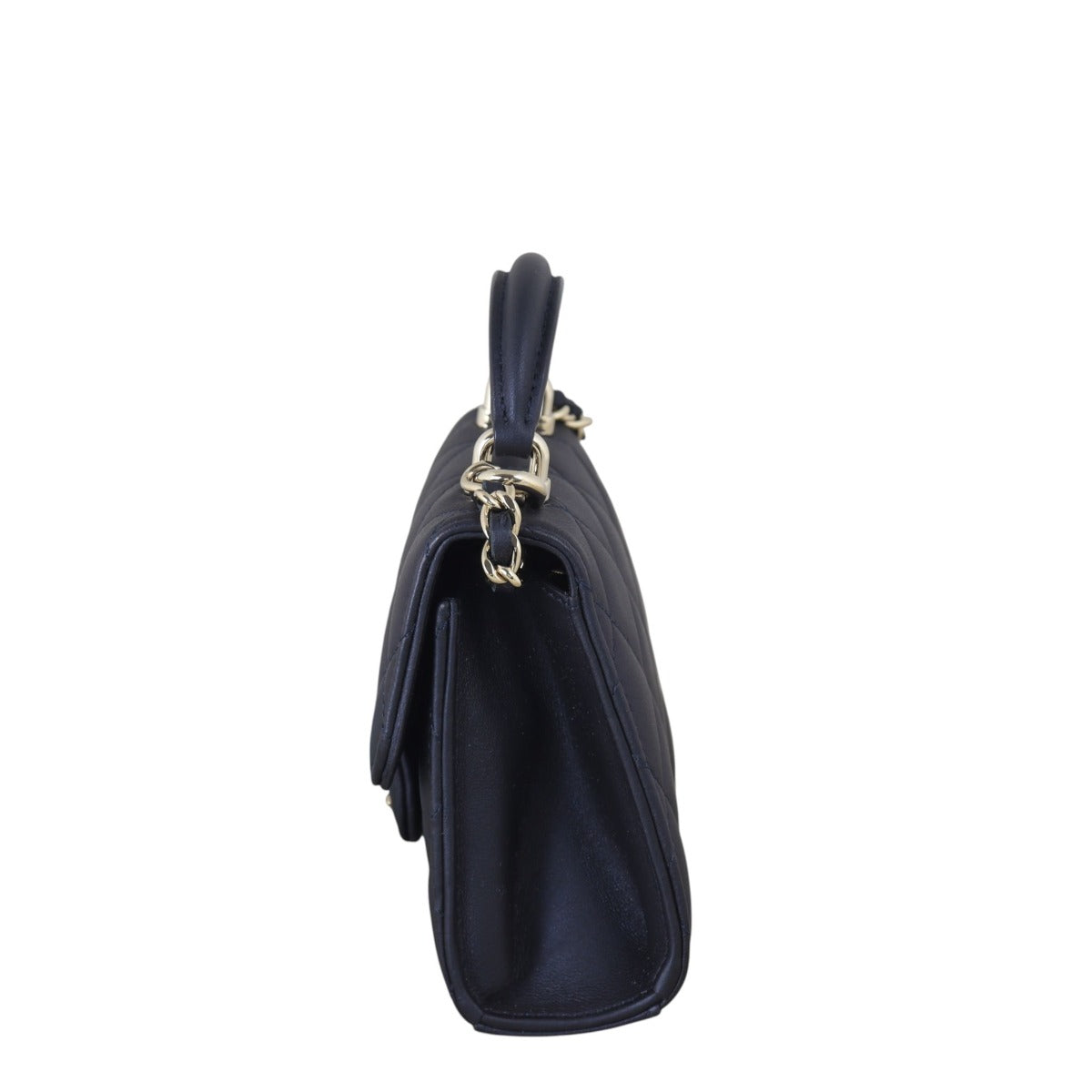 Chanel CC Top Handle Clutch on Chain