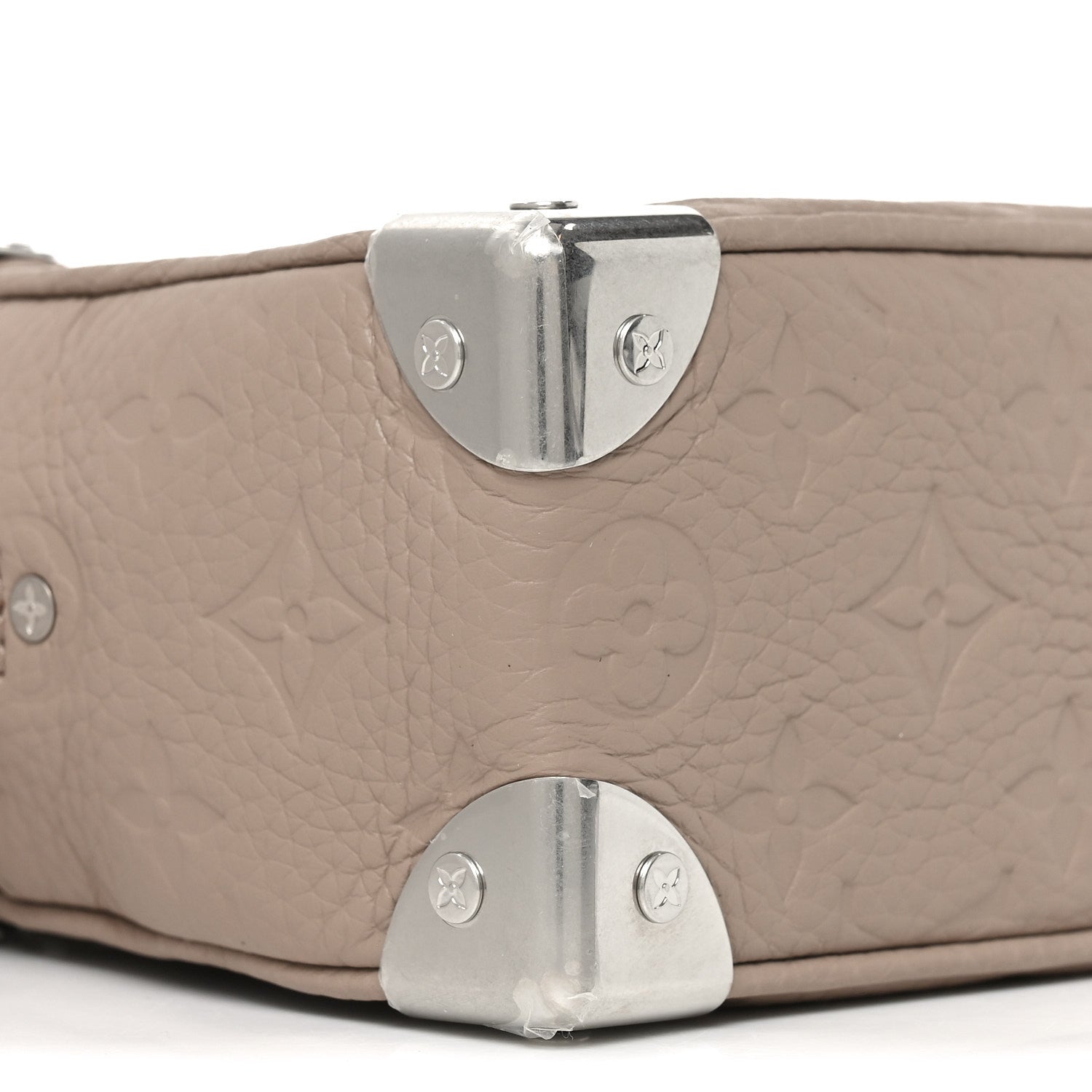Taurillon Monogram Mini Soft Trunk Riverstone