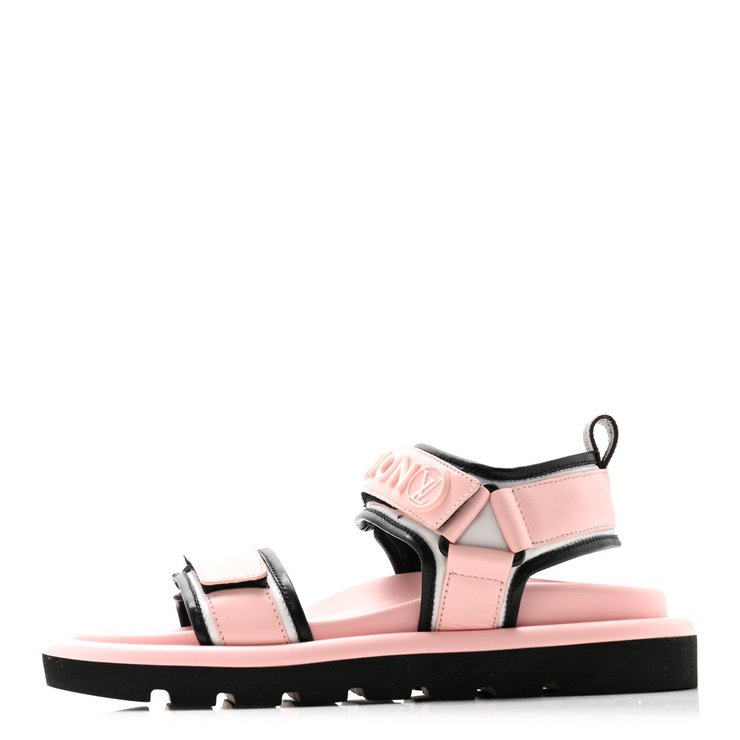 Calfskin Pool Pillow Flat Comfort Sandals 37 Rose Clair Pink