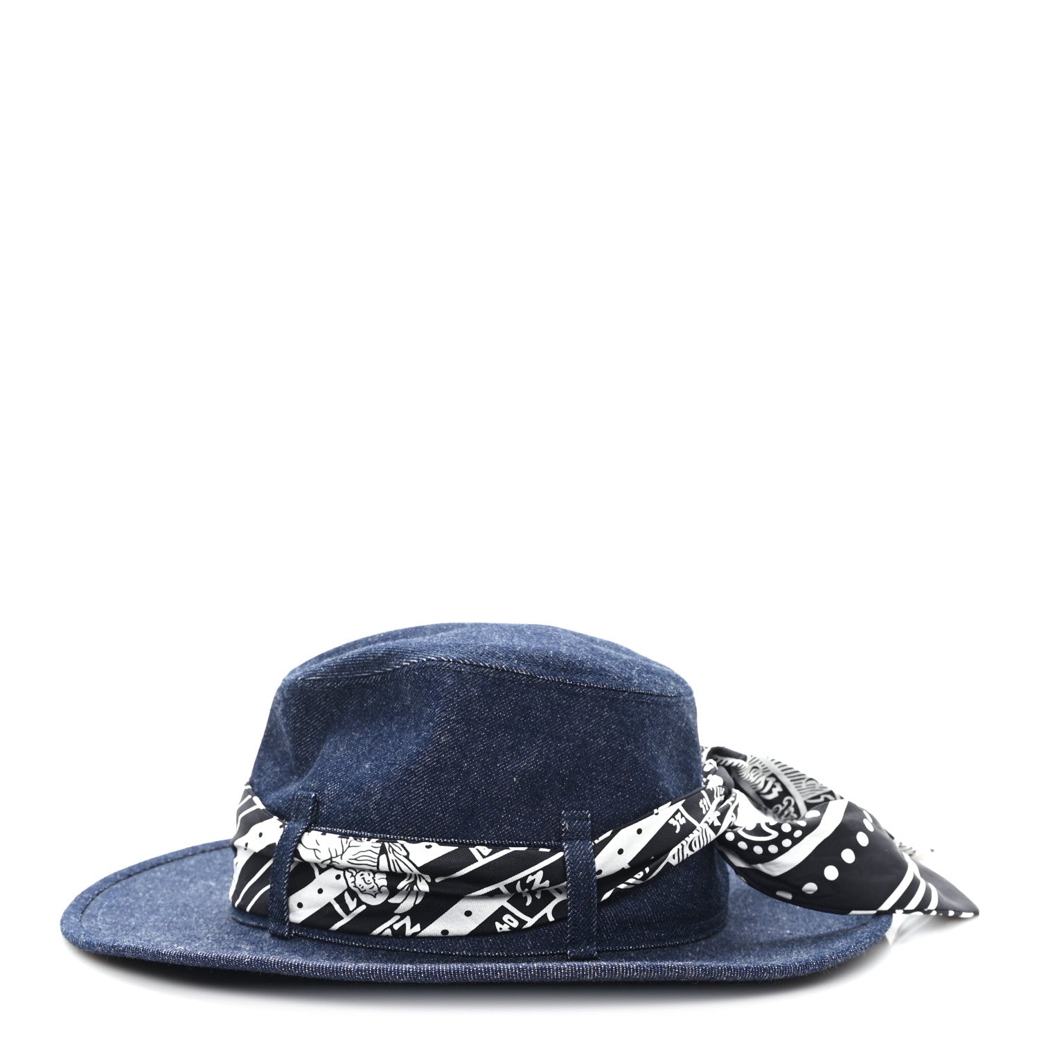 Denim Silky Heloise Hat 58 Indigo