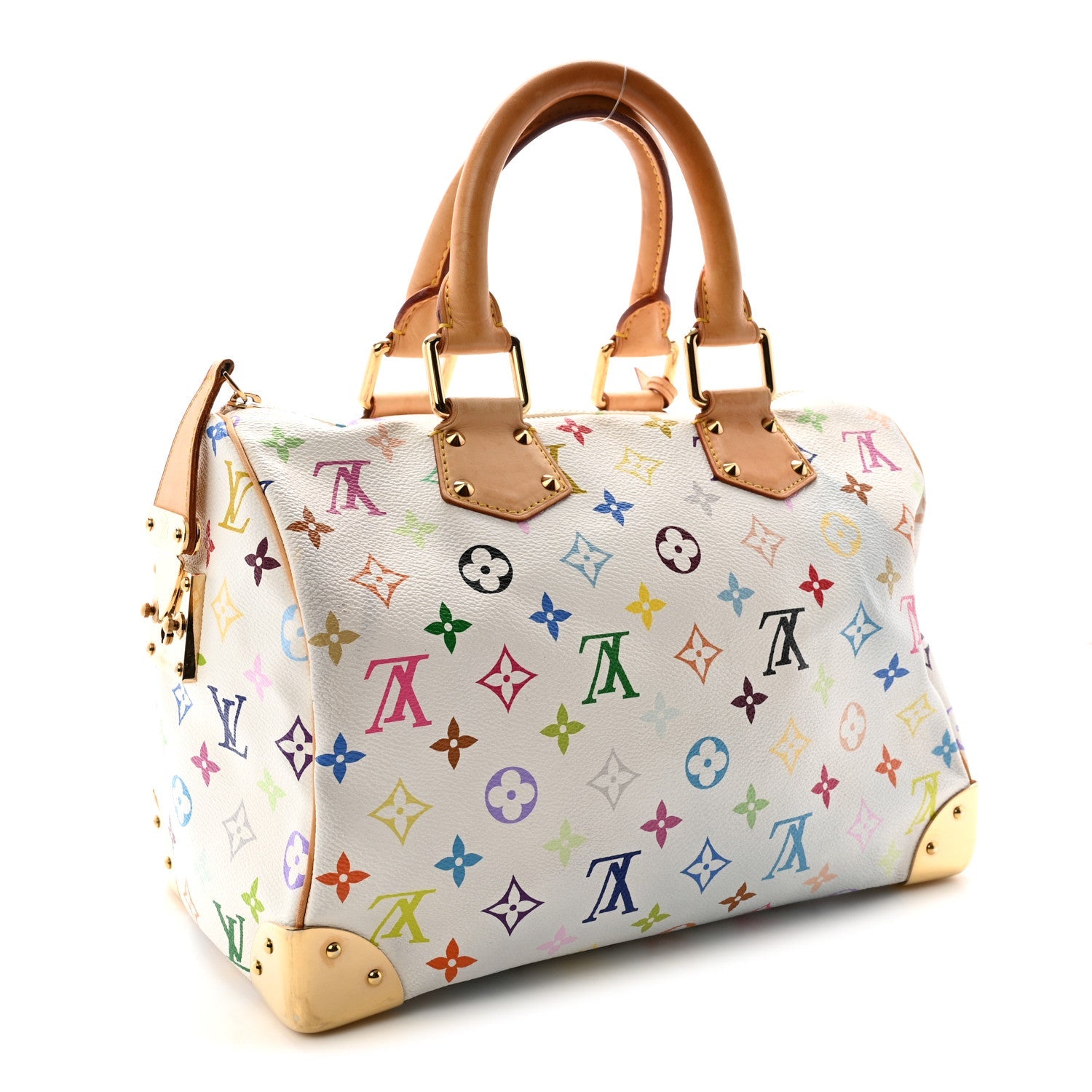 Monogram Multicolor Speedy 30 White