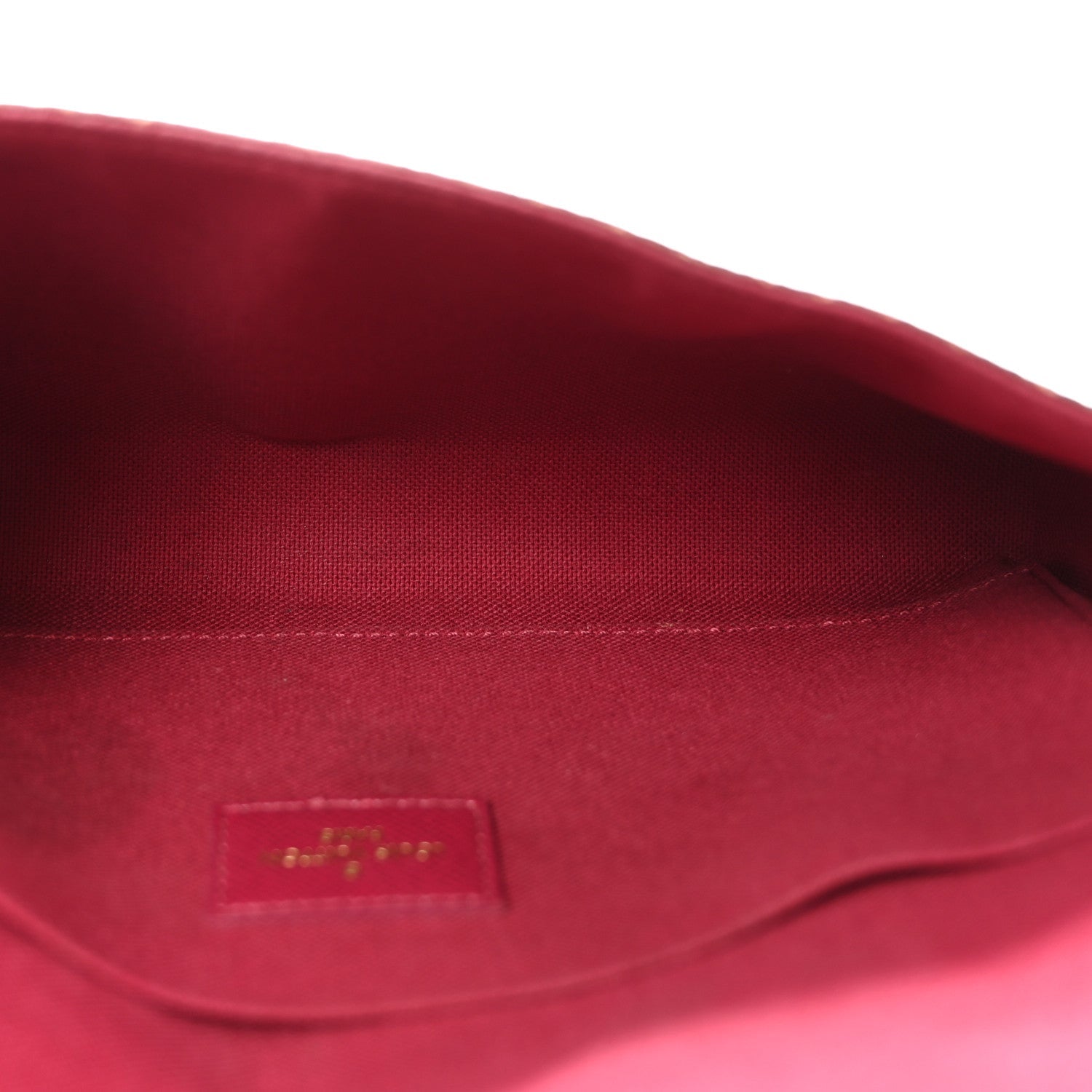 Monogram Pochette Felicie Chain Wallet Fuchsia
