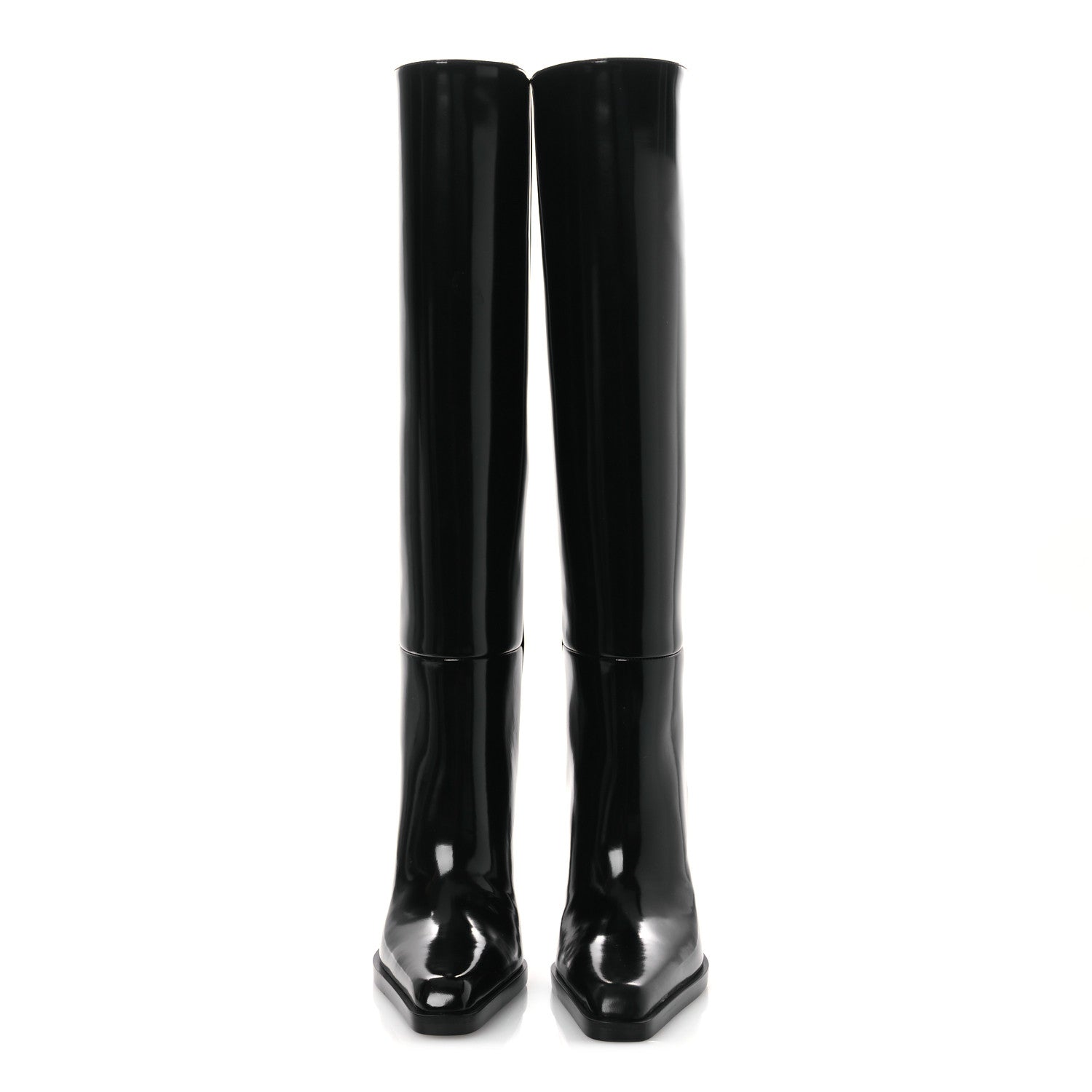 Vitello Marilyn Nina 95 Knee High Boots 38 Black