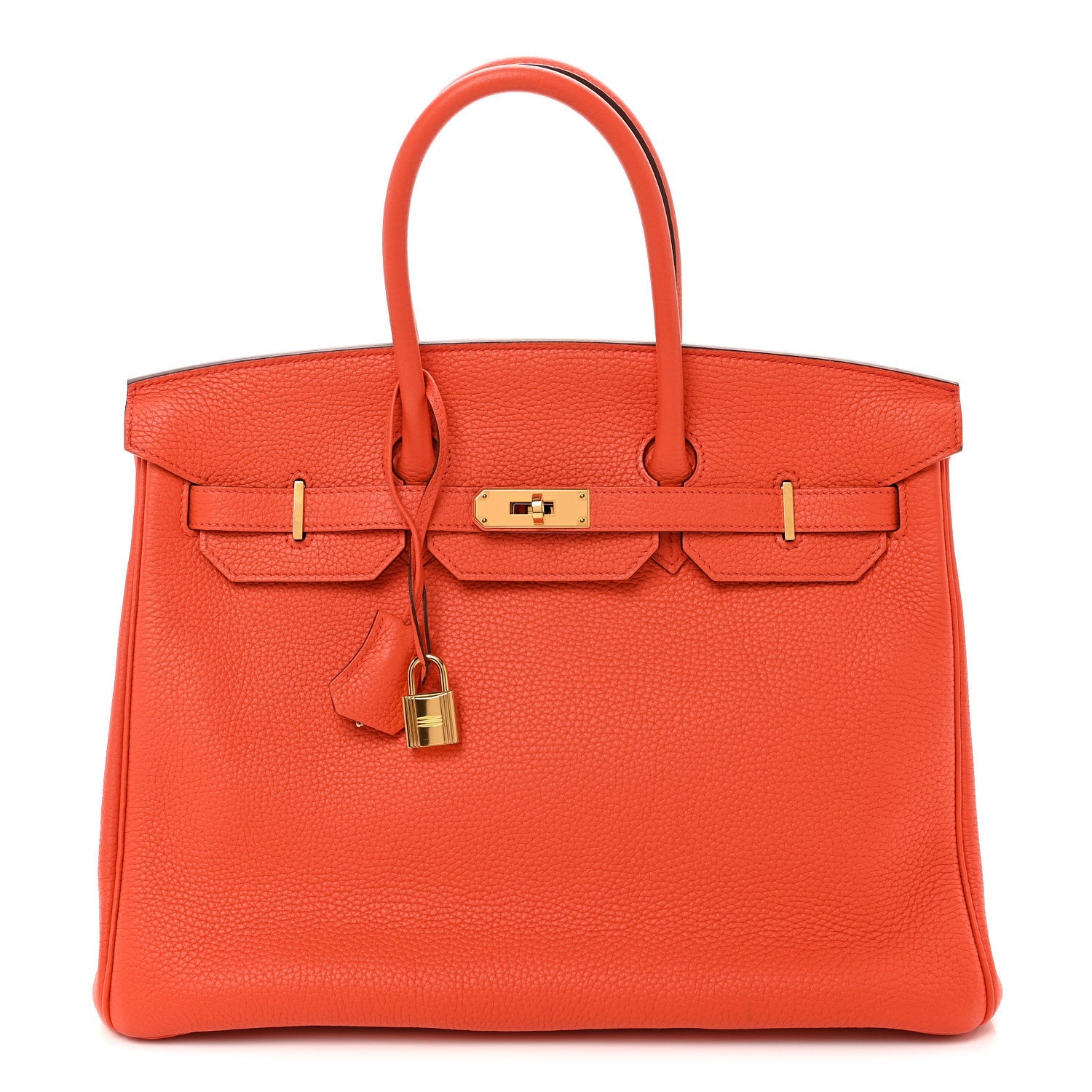 Togo BIRKIN 35 Orange Poppy
