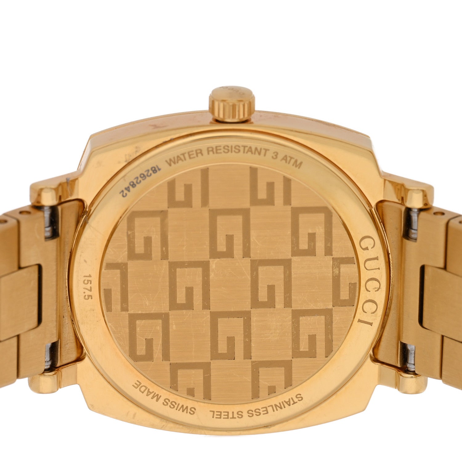 Stainless Steel 27mm Grip Quartz Watch Gold