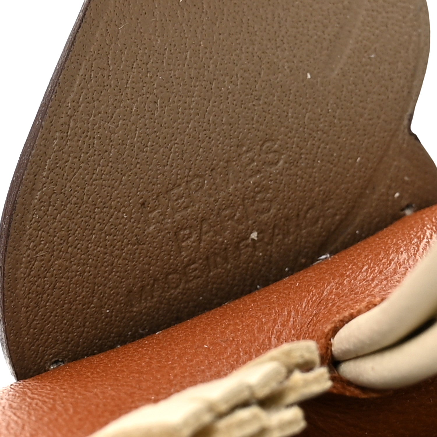 Milo Lambskin Grigri Rodeo Pegase Horse Bag Charm PM Gold Craie Etoupe