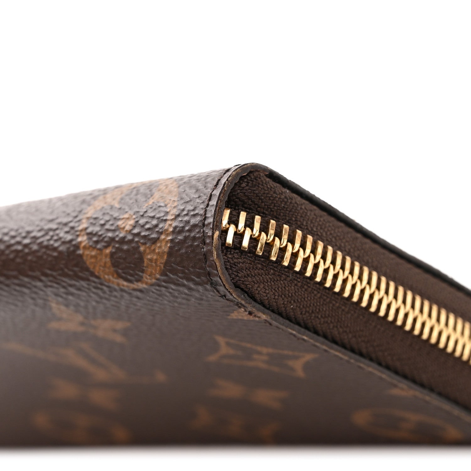 Monogram Clemence Wallet Rose Ballerine