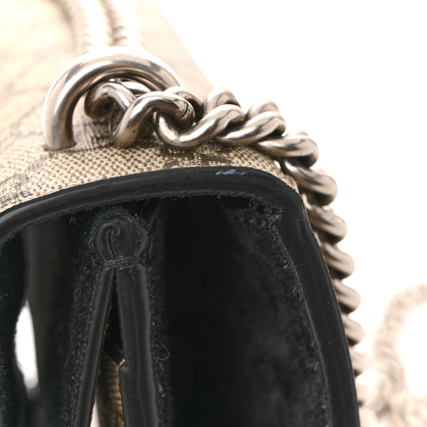 GG Supreme Monogram Mini Dionysus Shoulder Bag Black