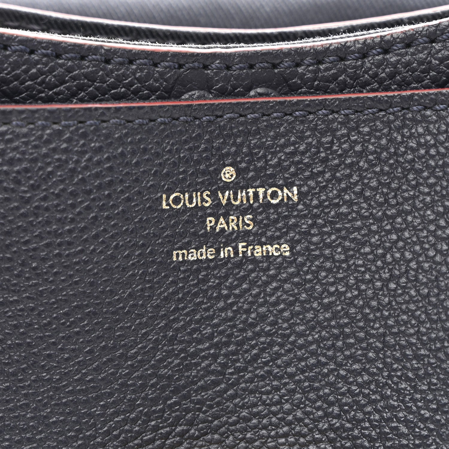 Empreinte Blanche BB Marine Rouge