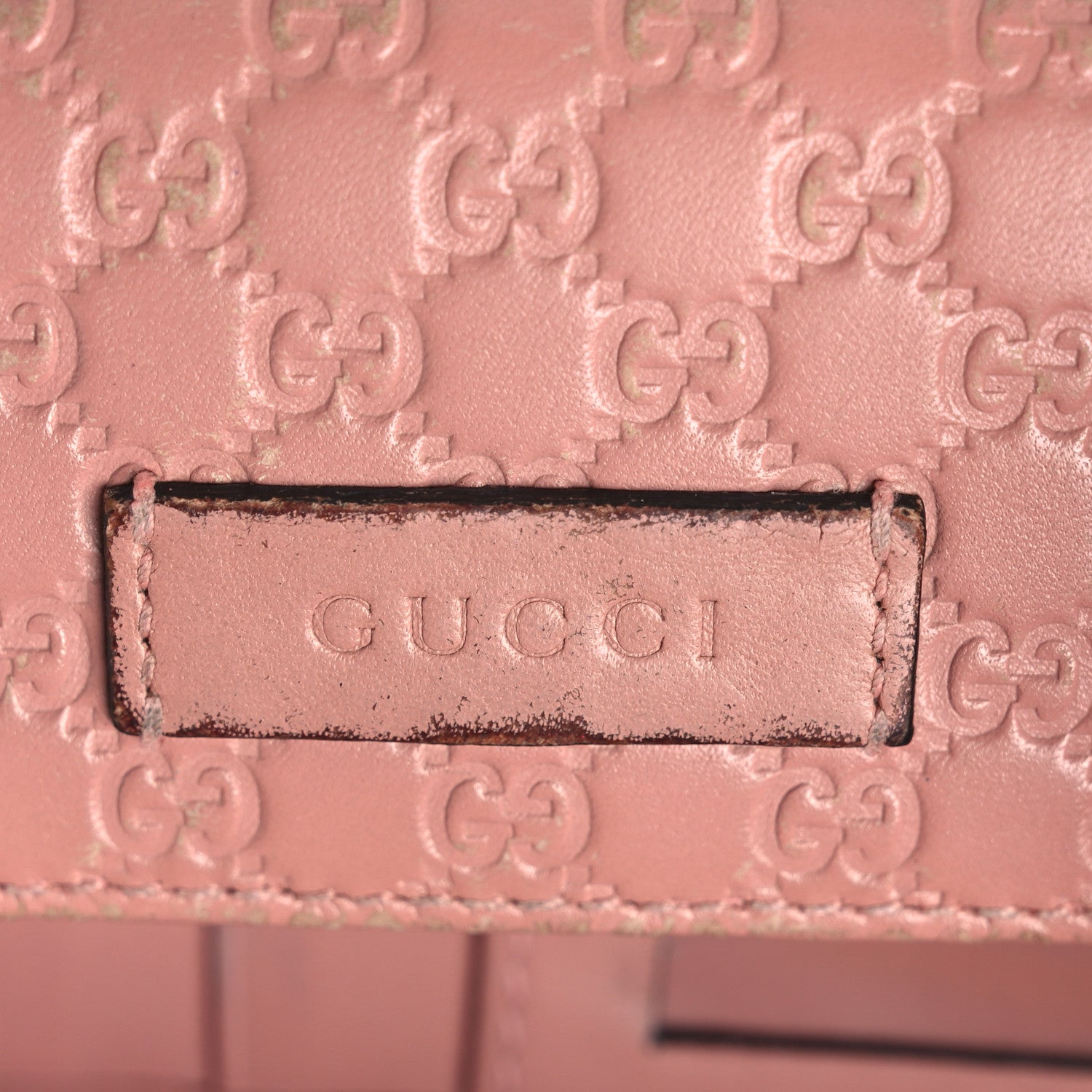 Soft Microguccissima Continental Zip Wallet Soft Pink