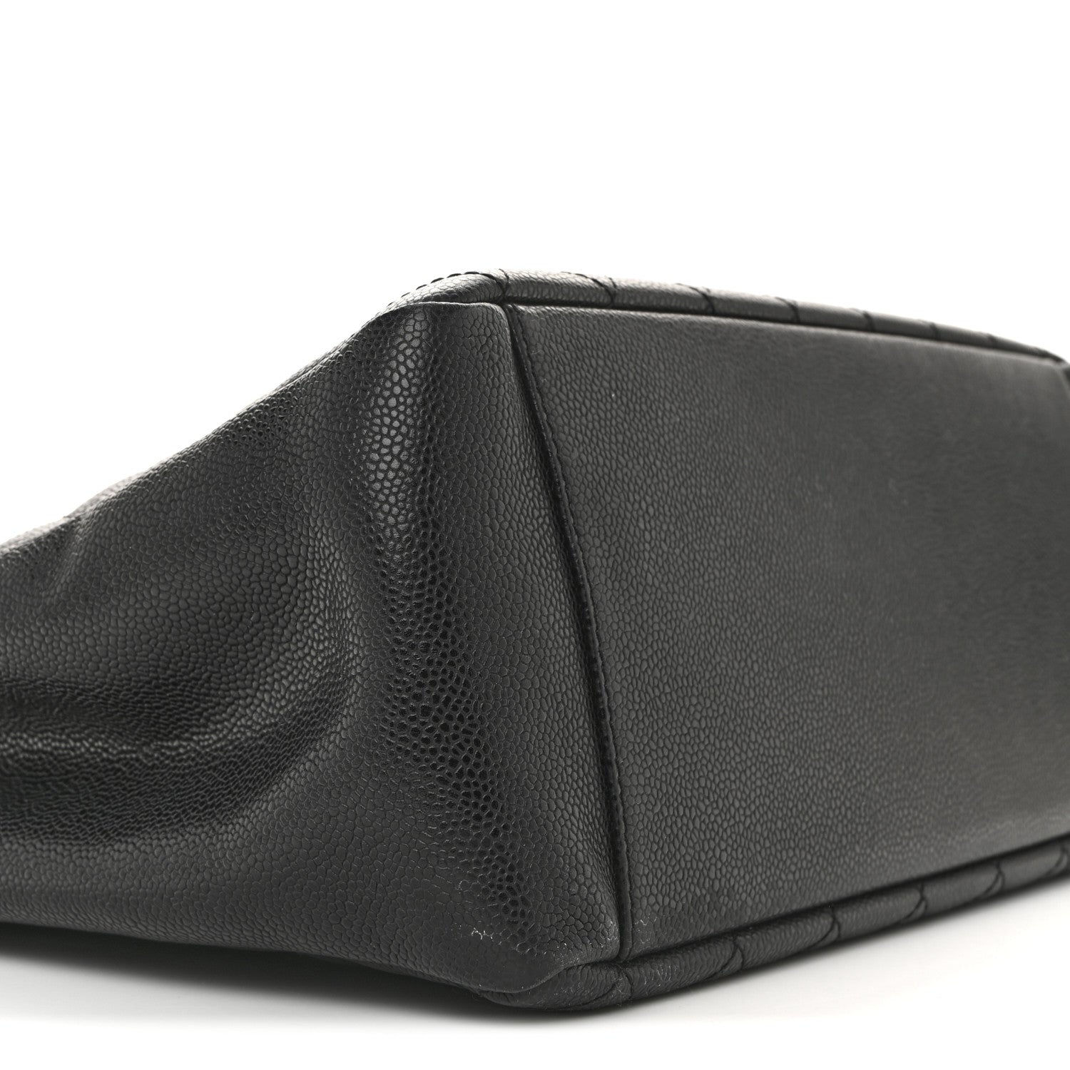 Caviar Quilted Grand Shopping Tote GST Black