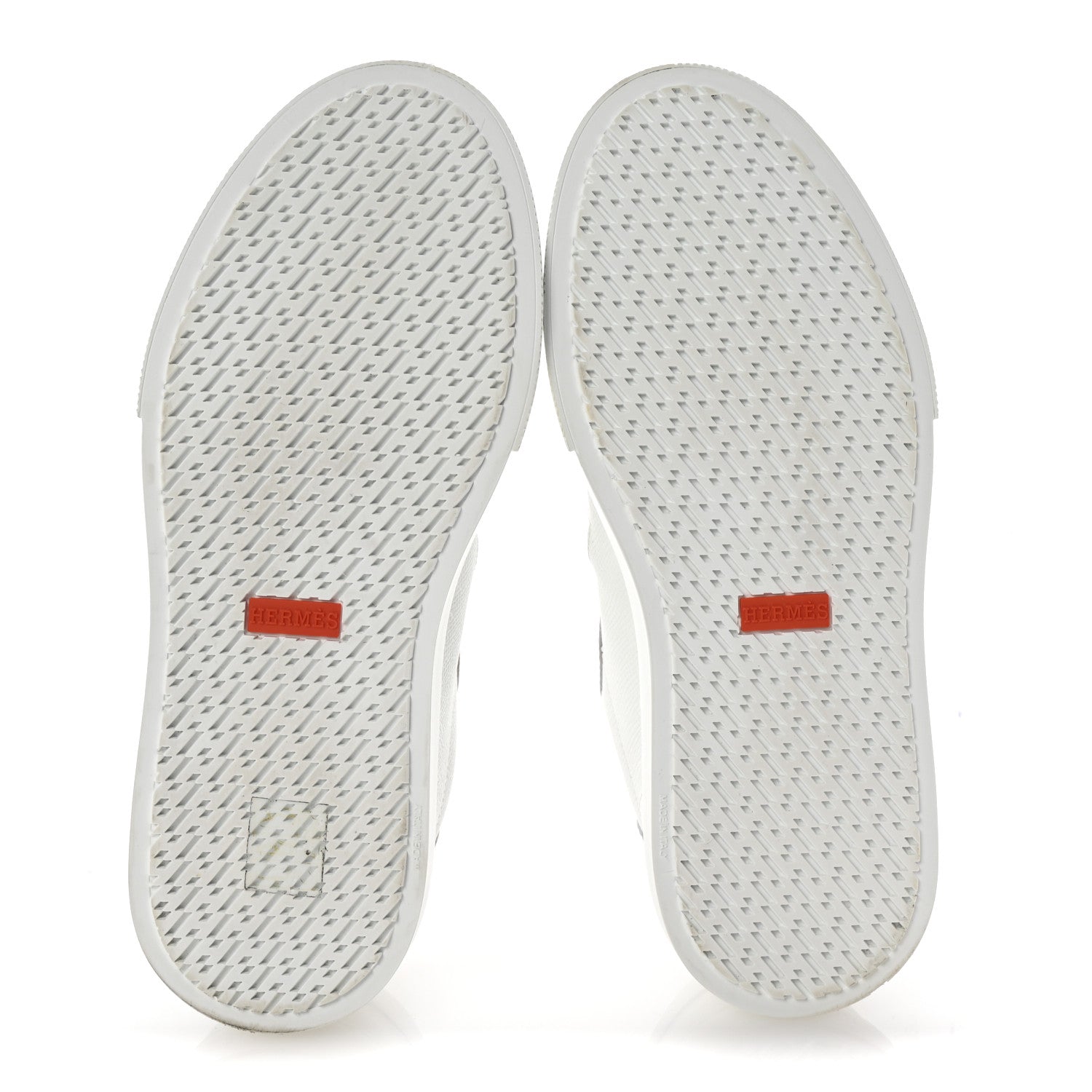 Epsom Calfskin Day Sneakers 37.5 White