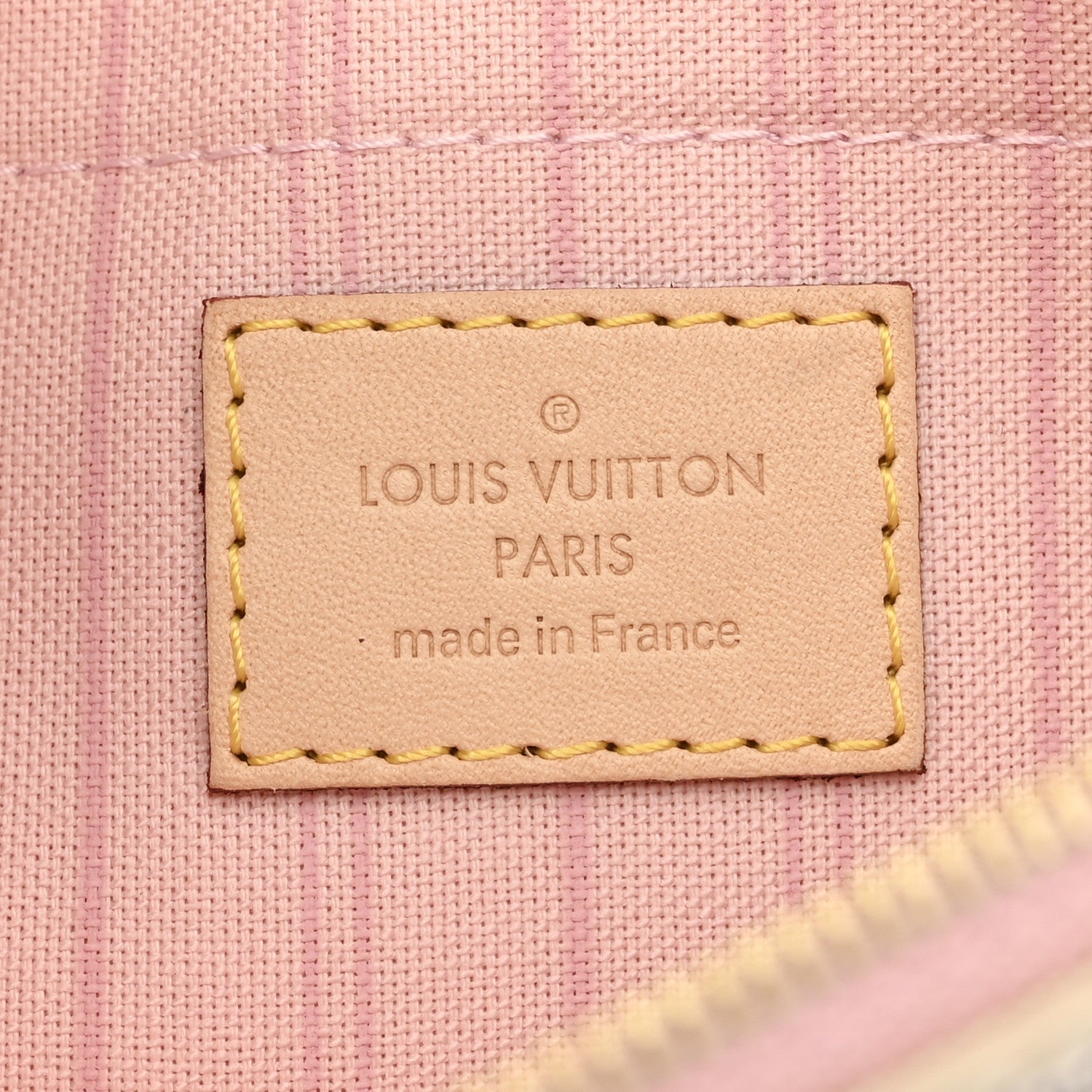 Damier Azur Neverfull MM GM Pochette Rose Ballerine