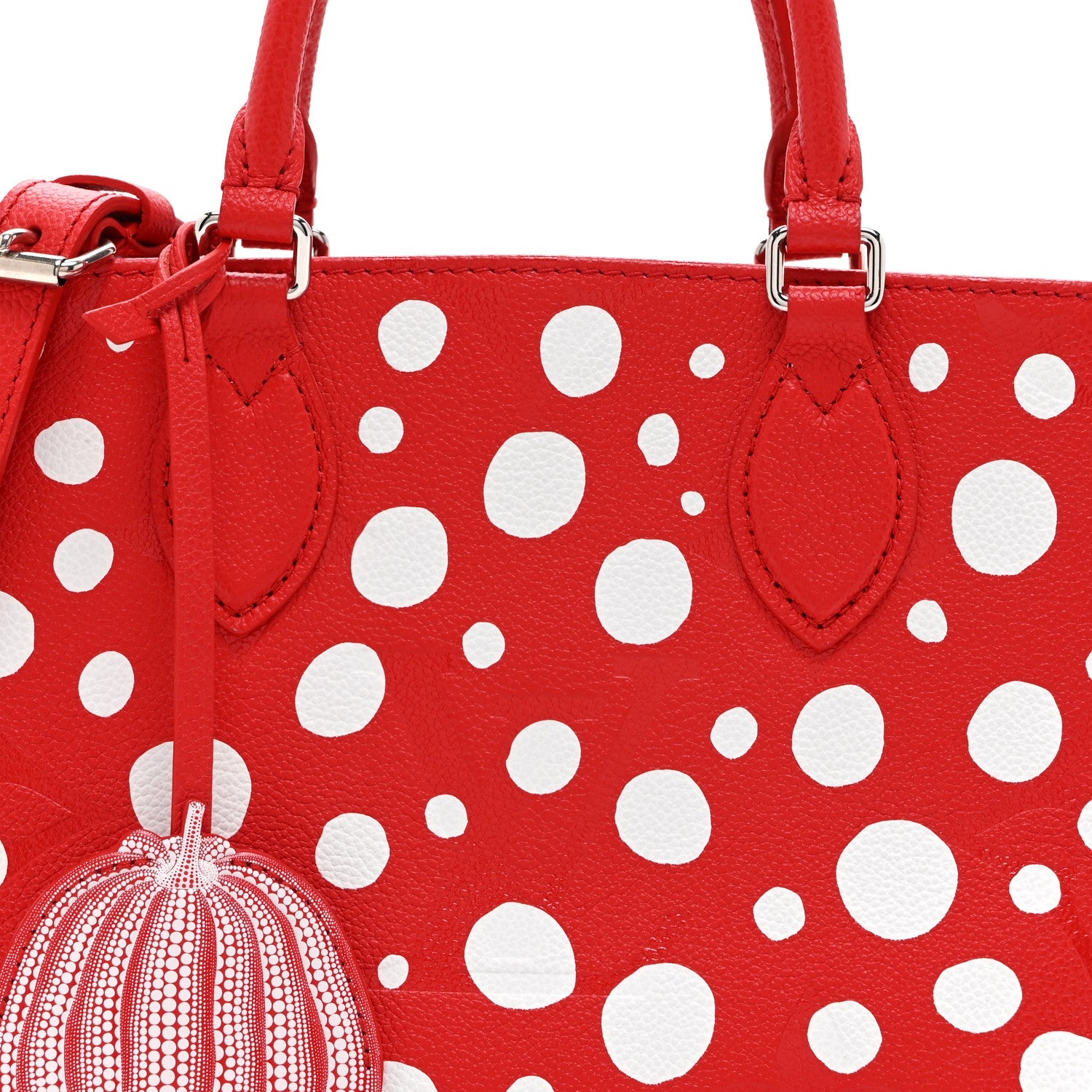 LV X YK Empreinte Infinity Dots Onthego PM Rogue White