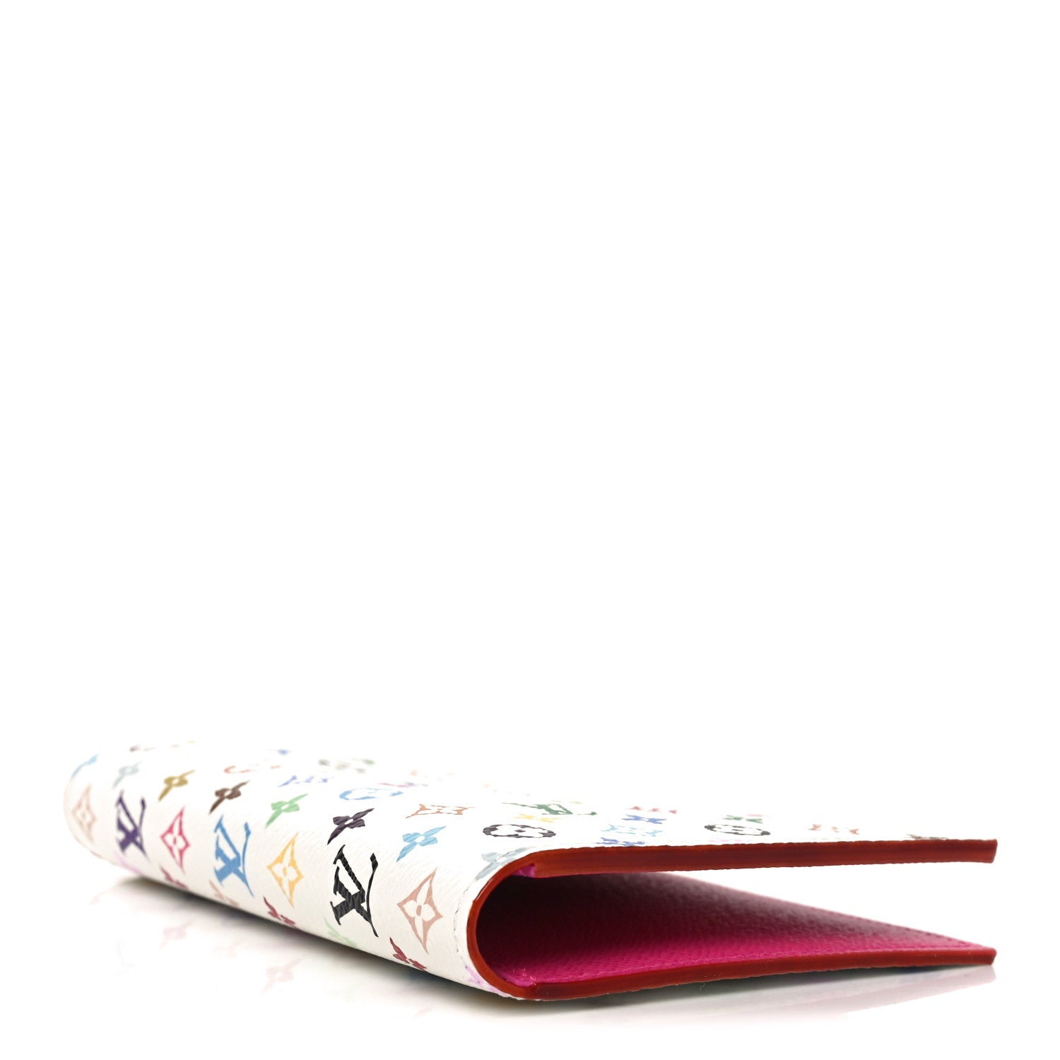 LV X TM Monogram Multicolor Passport Cover White