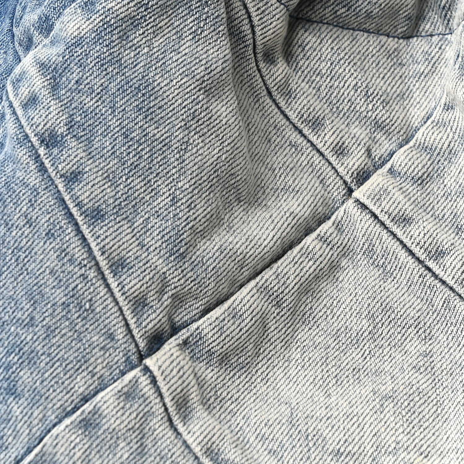 Denim Quilted Chanel 22 Blue