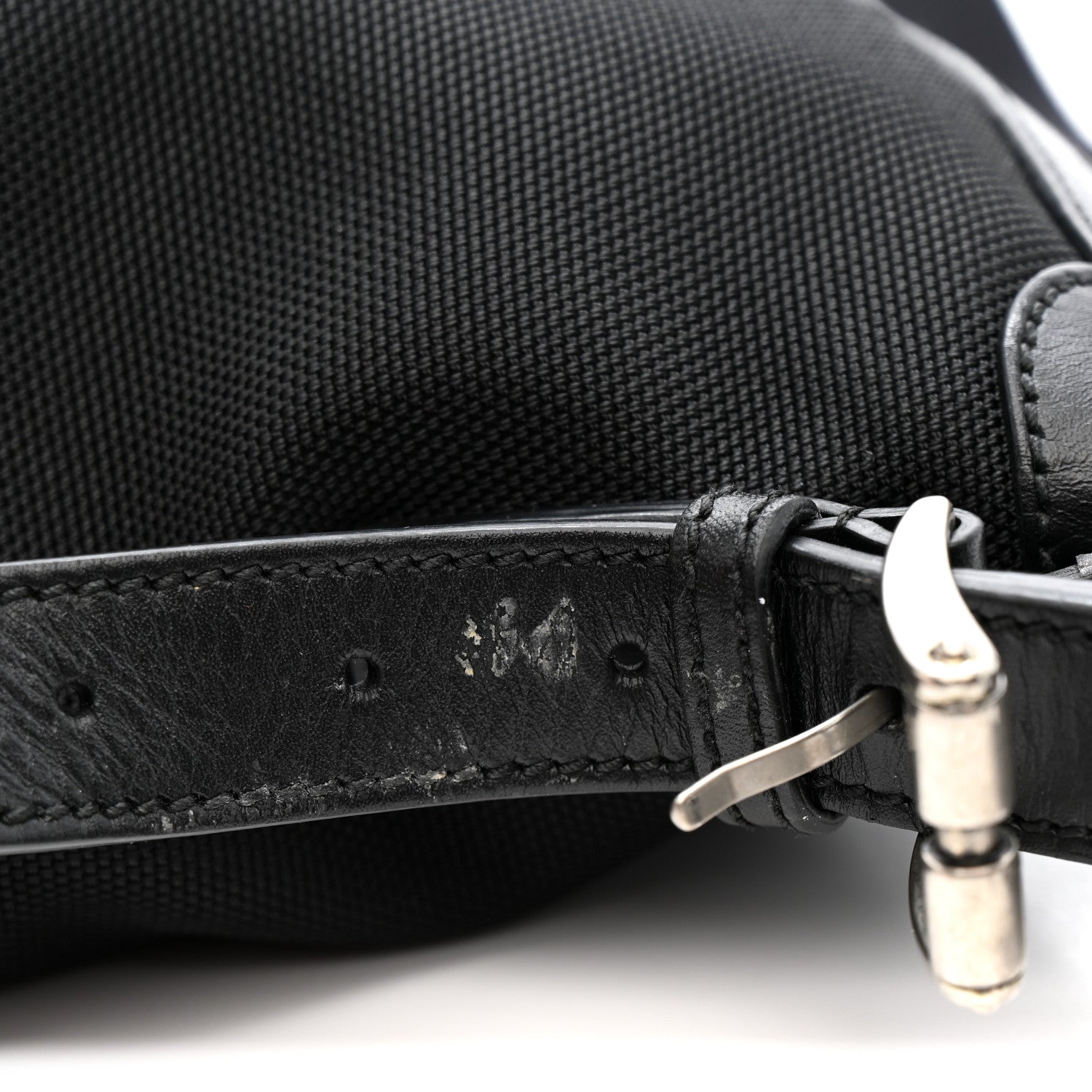 Techno Canvas Web Messenger Bag Black