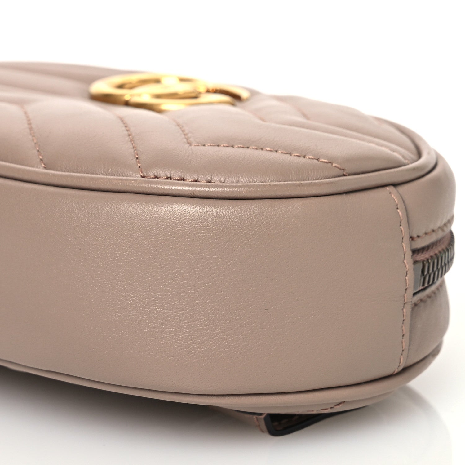 Calfskin Matelasse GG Marmont Belt Bag 85 34 Porcelain Rose