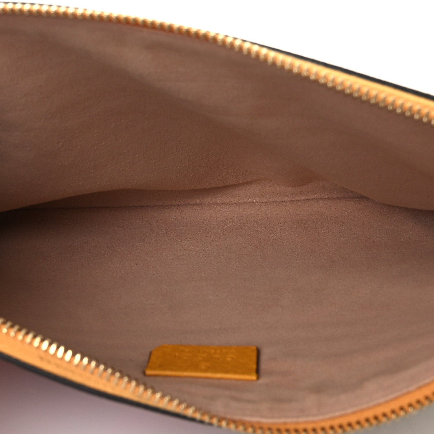 GG Supreme Monogram Flora Large Ophidia Pouch Clutch Beige Multicolor Crop