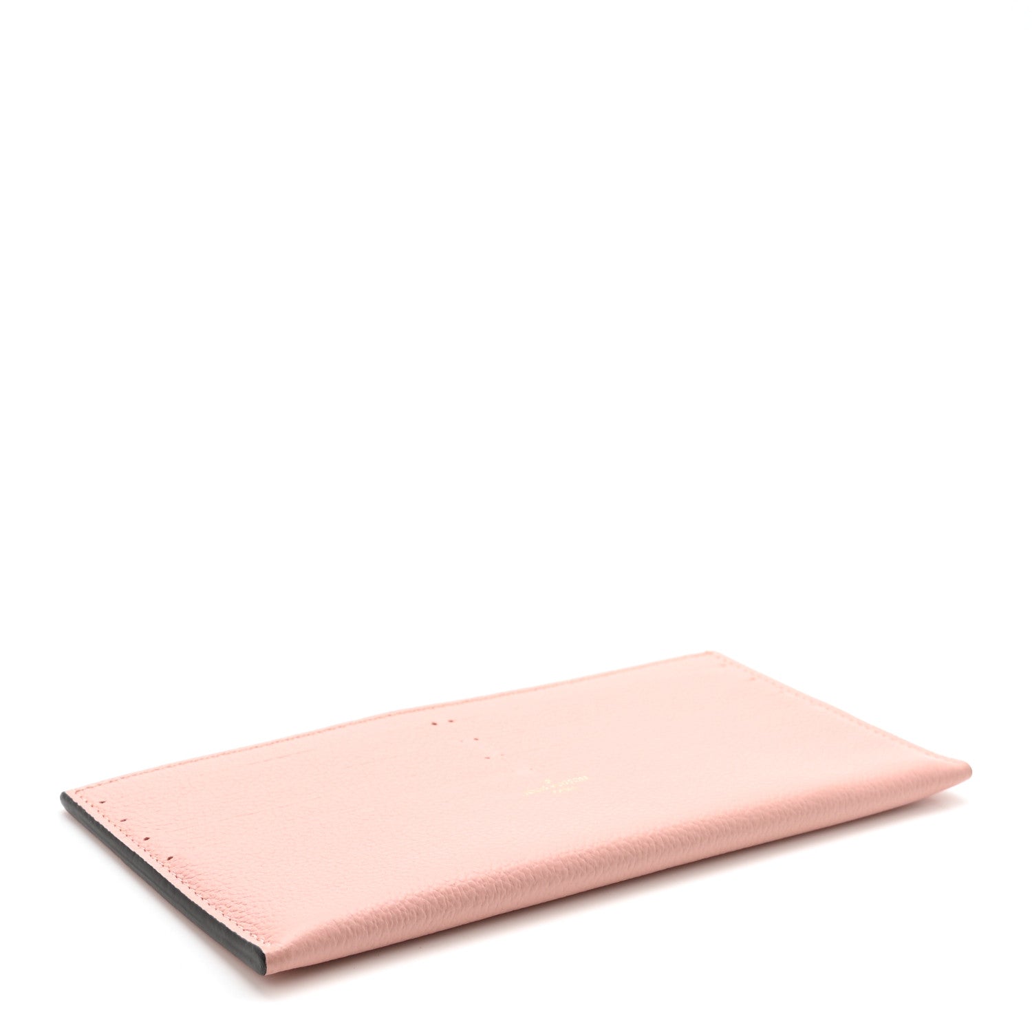 Calfskin Felicie Card Holder Insert Rose Poudre
