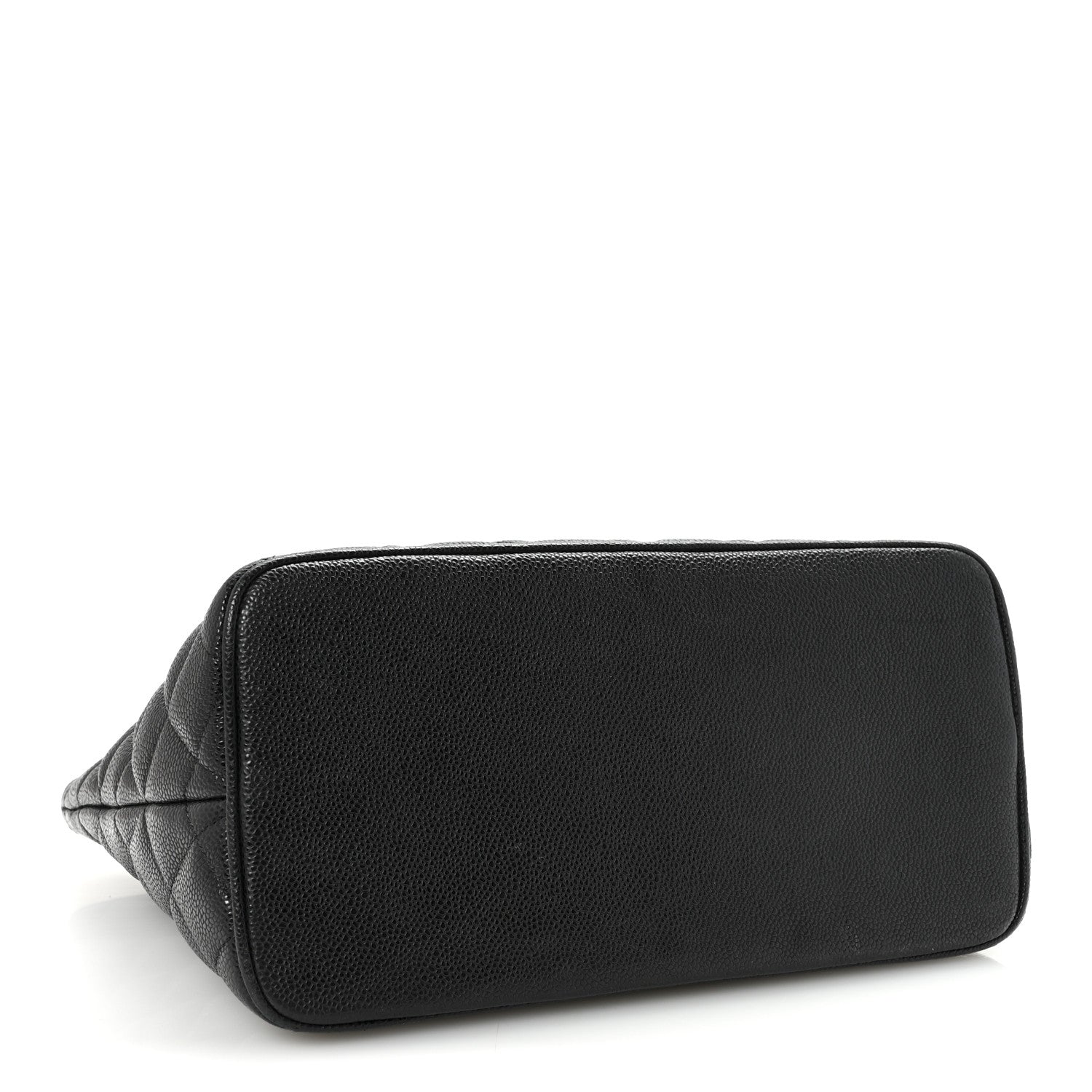 Caviar Quilted Medallion Tote Black