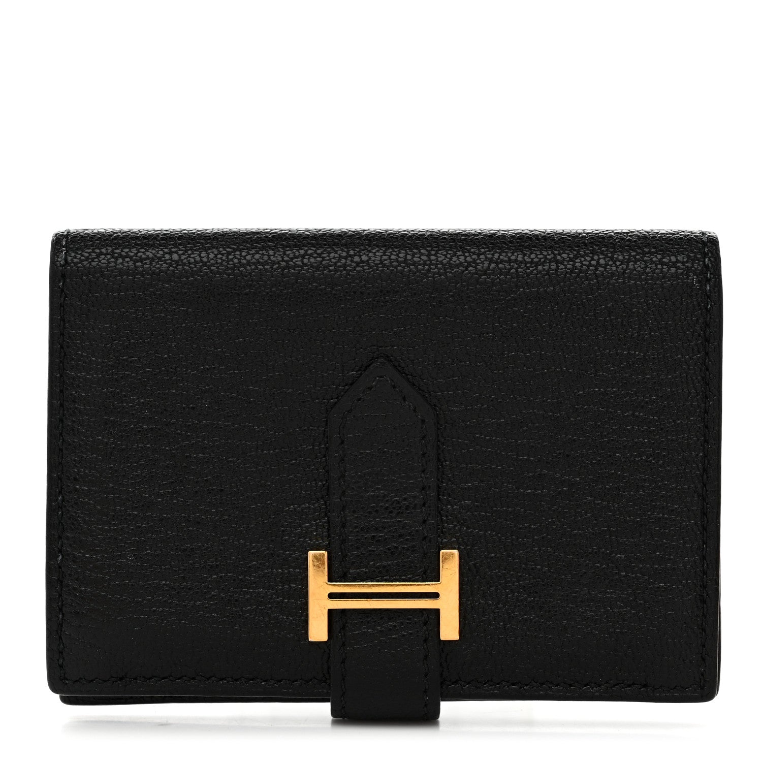 Chevre Mysore Bearn Card Holder Wallet Black