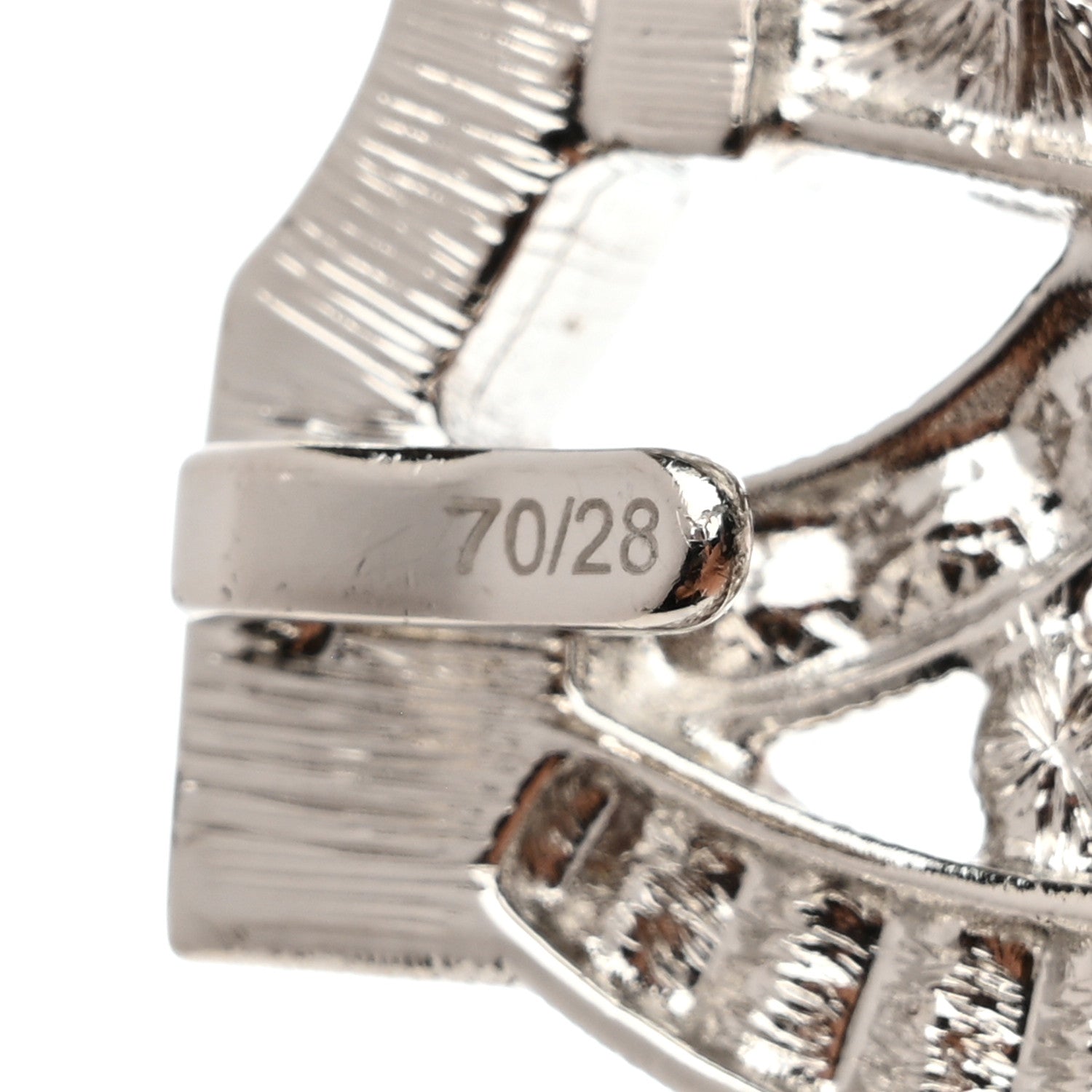Lambskin Crystal CC Belt 70 28 Black