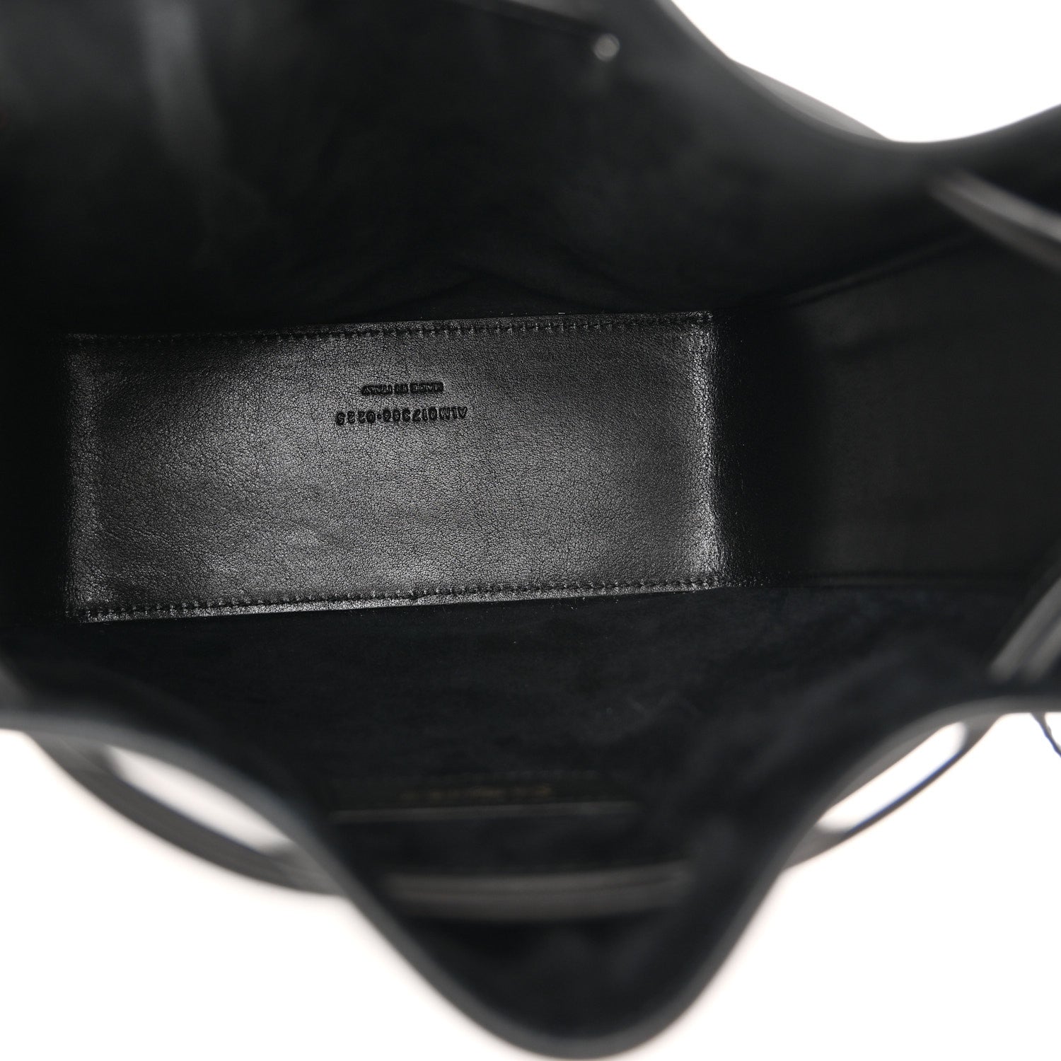 Calfskin Small Bucket Bag Black