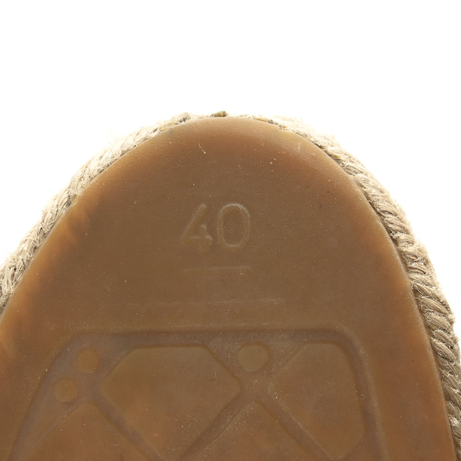 Lambskin CC Espadrilles 40 Black