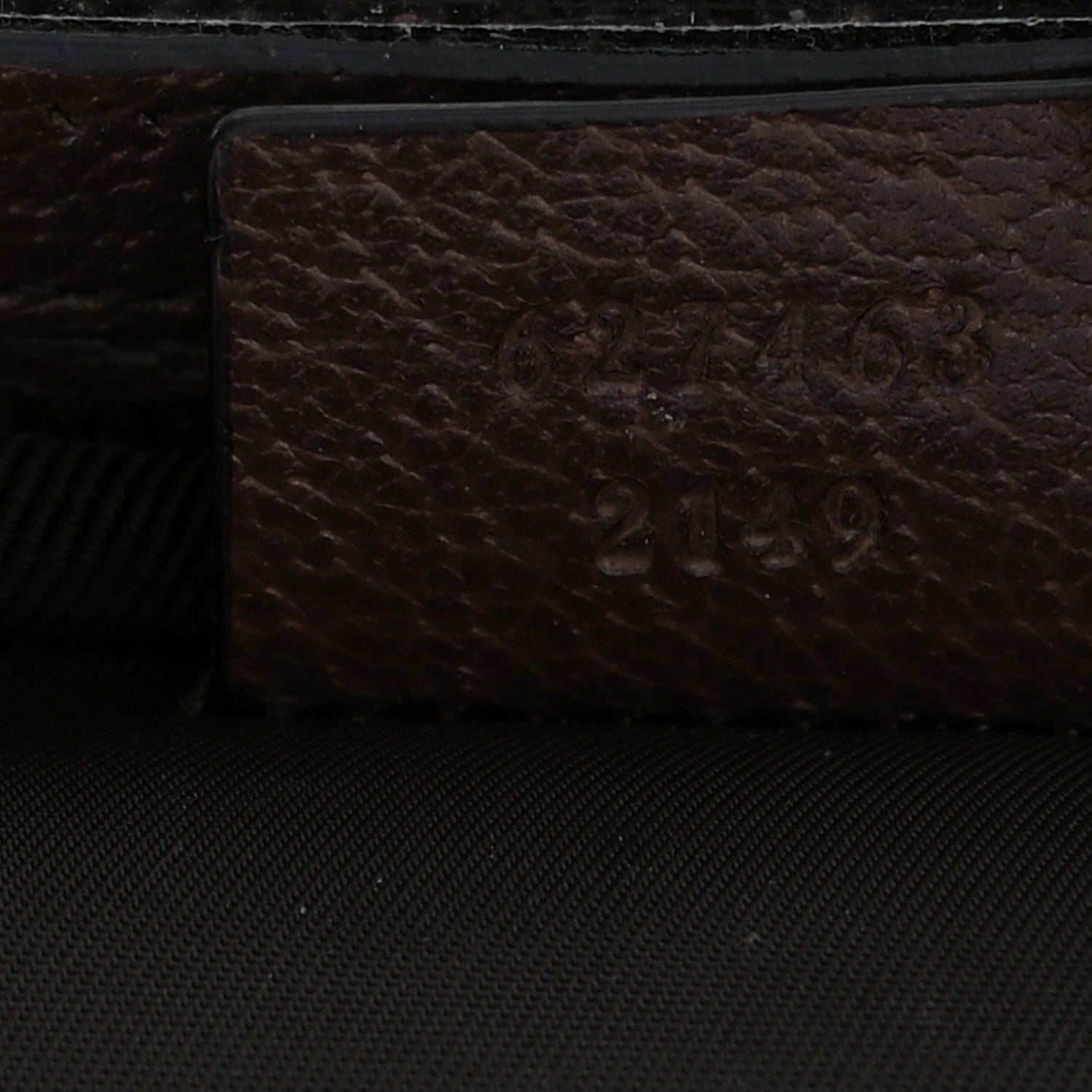 GG Supreme Monogram Textured Calfskin Web Ophidia Vanity Cosmetic Case Beige Ebony New Acero