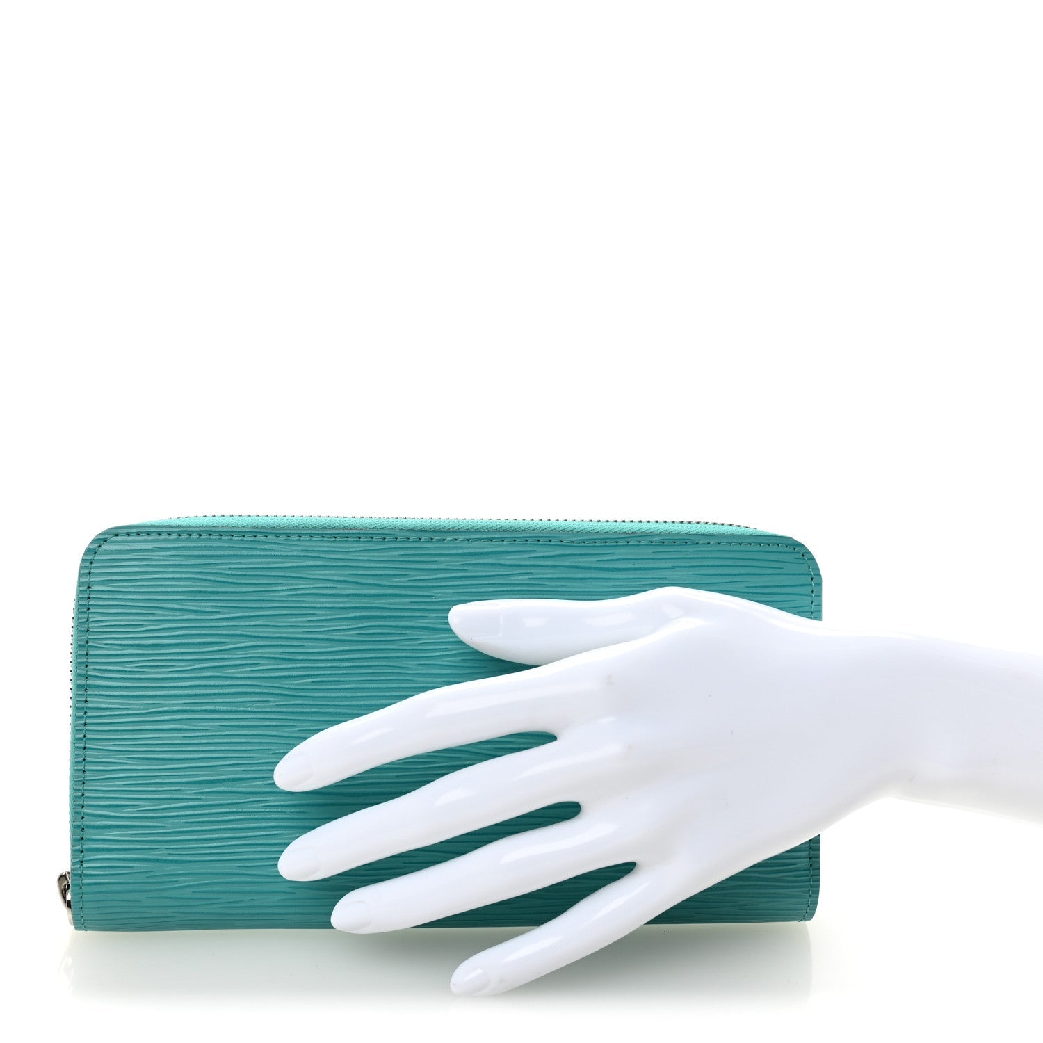 Epi Zippy Wallet Turquoise
