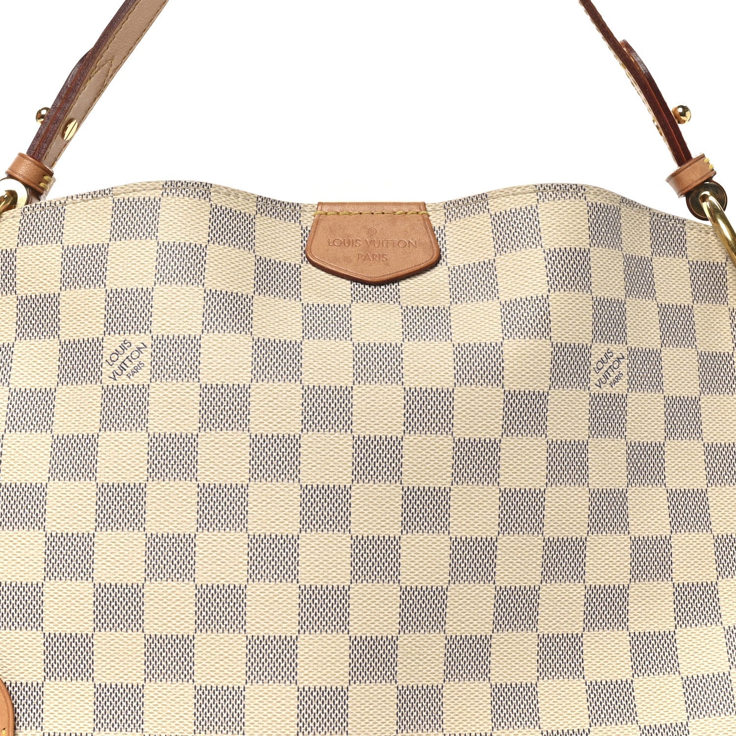 Damier Azur Graceful PM Rose Ballerine