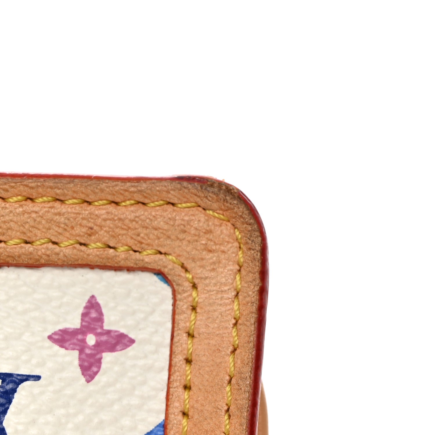 Monogram Multicolor French Purse Wallet White