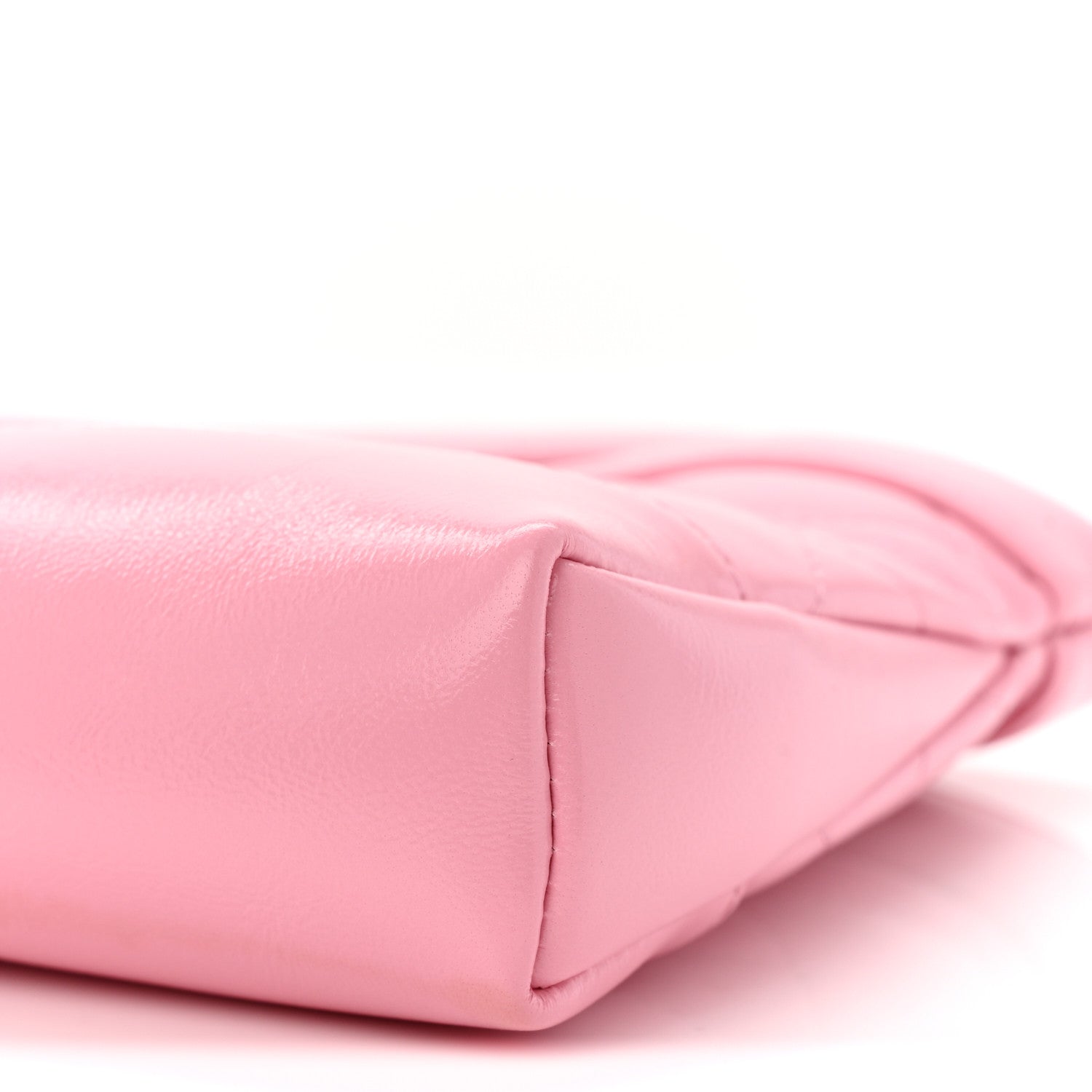 Shiny Lambskin Quilted Nano 31 Shopping Bag Pink