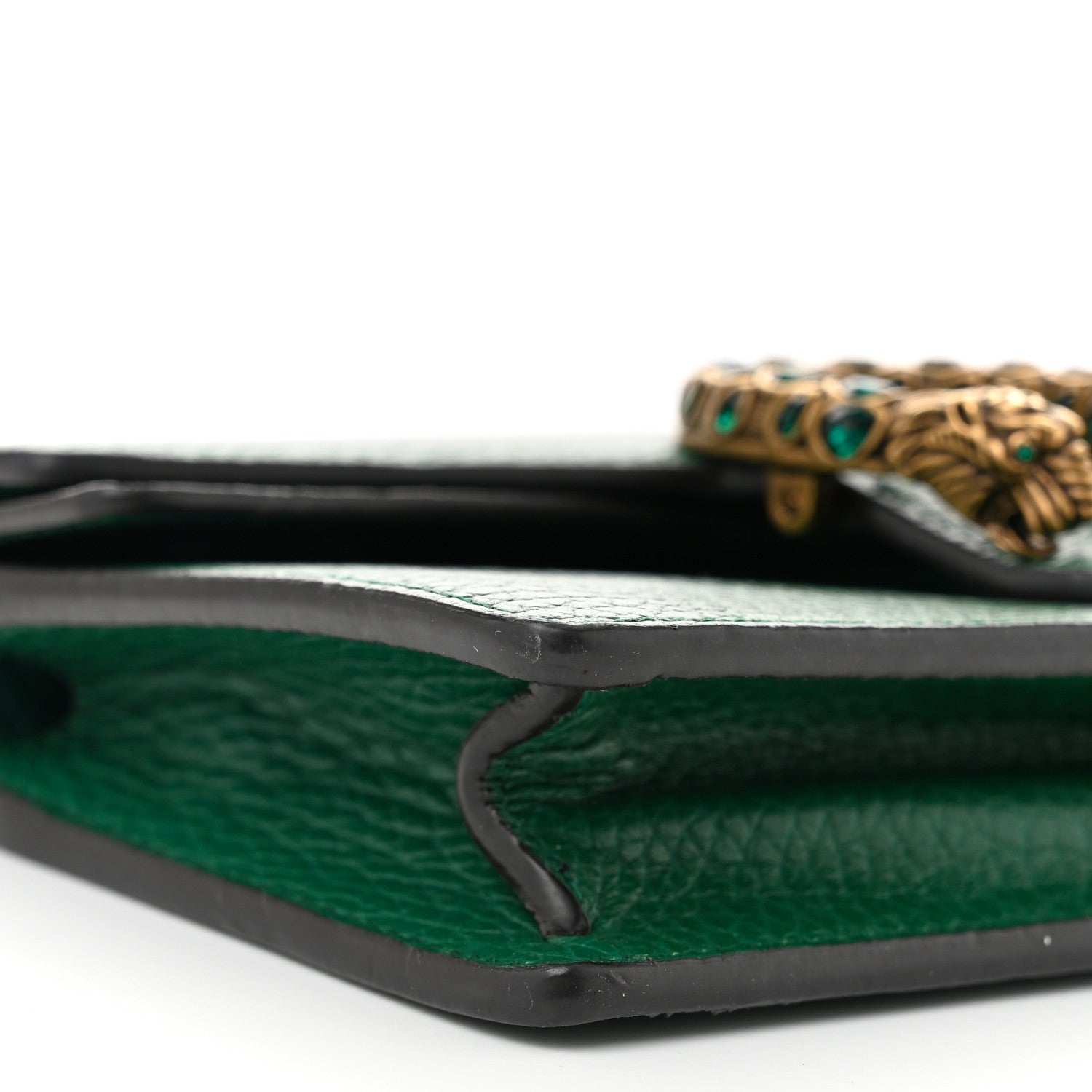 Dollar Calfskin Crystal Super Mini Dionysus Shoulder Bag Emerald