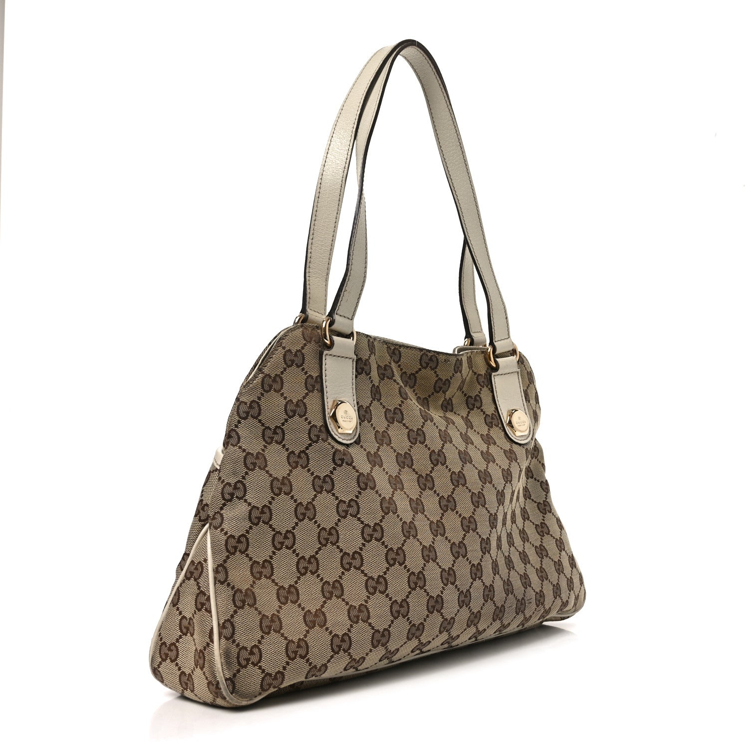 Monogram Medium Charmy Shoulder Bag White