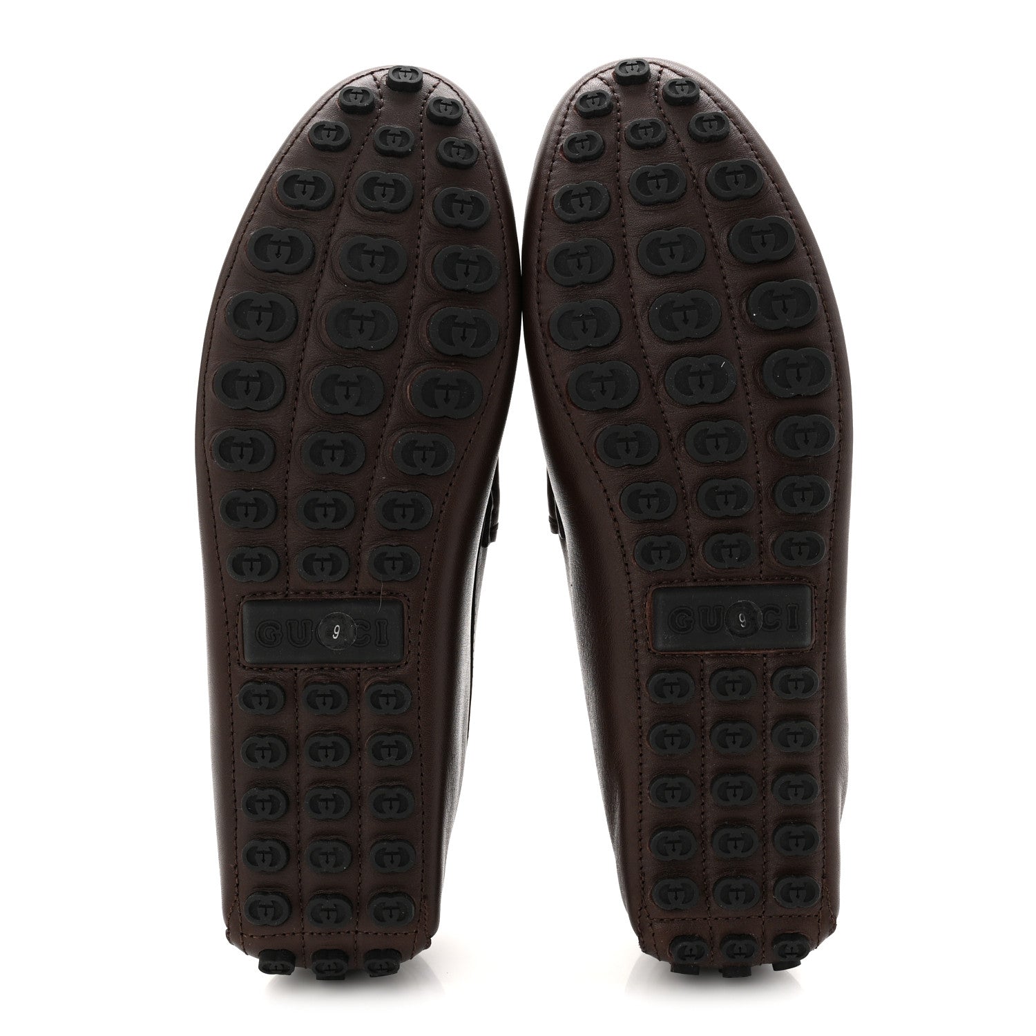 Soft Clove Calfskin Mens Horsebit Driver Loafers 9 Cocoa