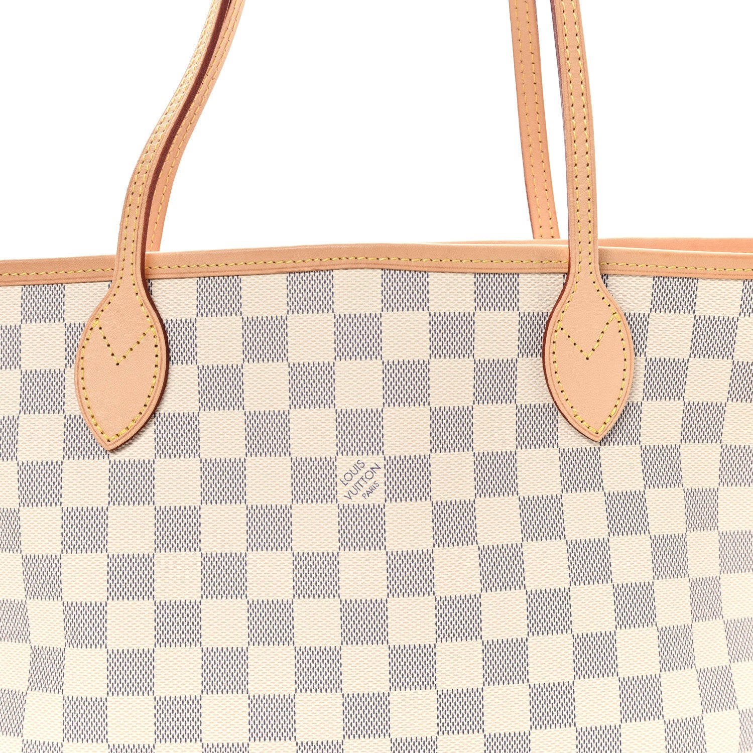 Damier Azur Neo Neverfull MM Rose Ballerine