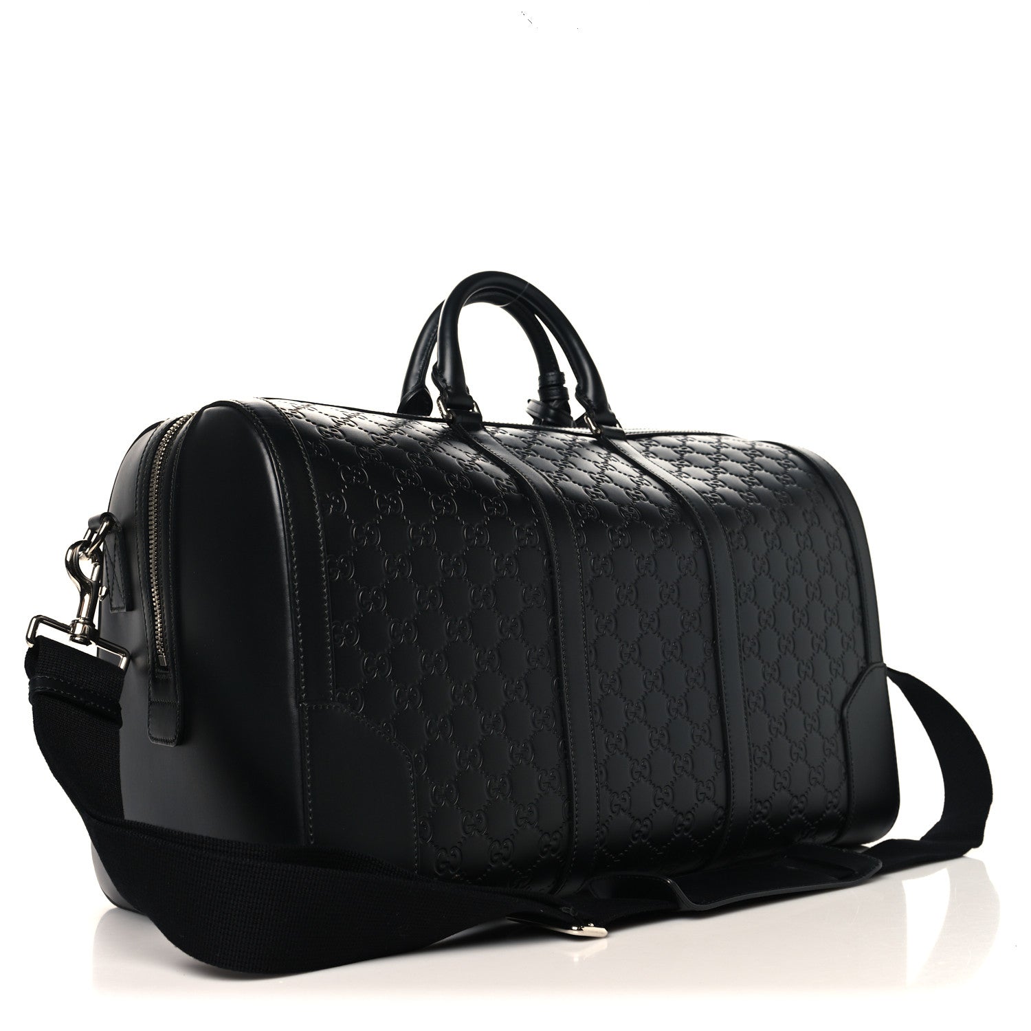 Guccissima Signature Medium Duffle Black