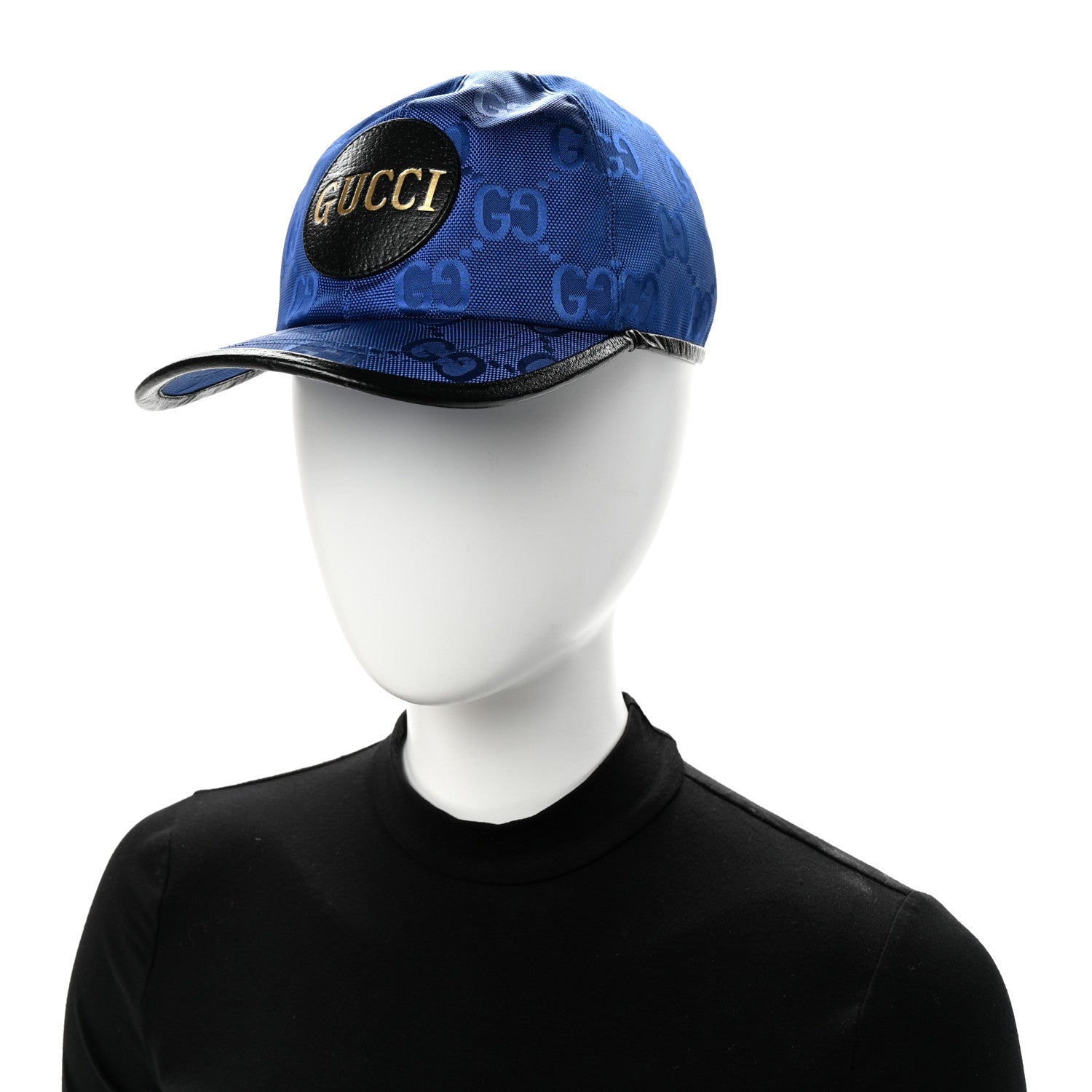 Econyl Nylon Monogram Off The Grid Baseball Hat M Orient Blue Black