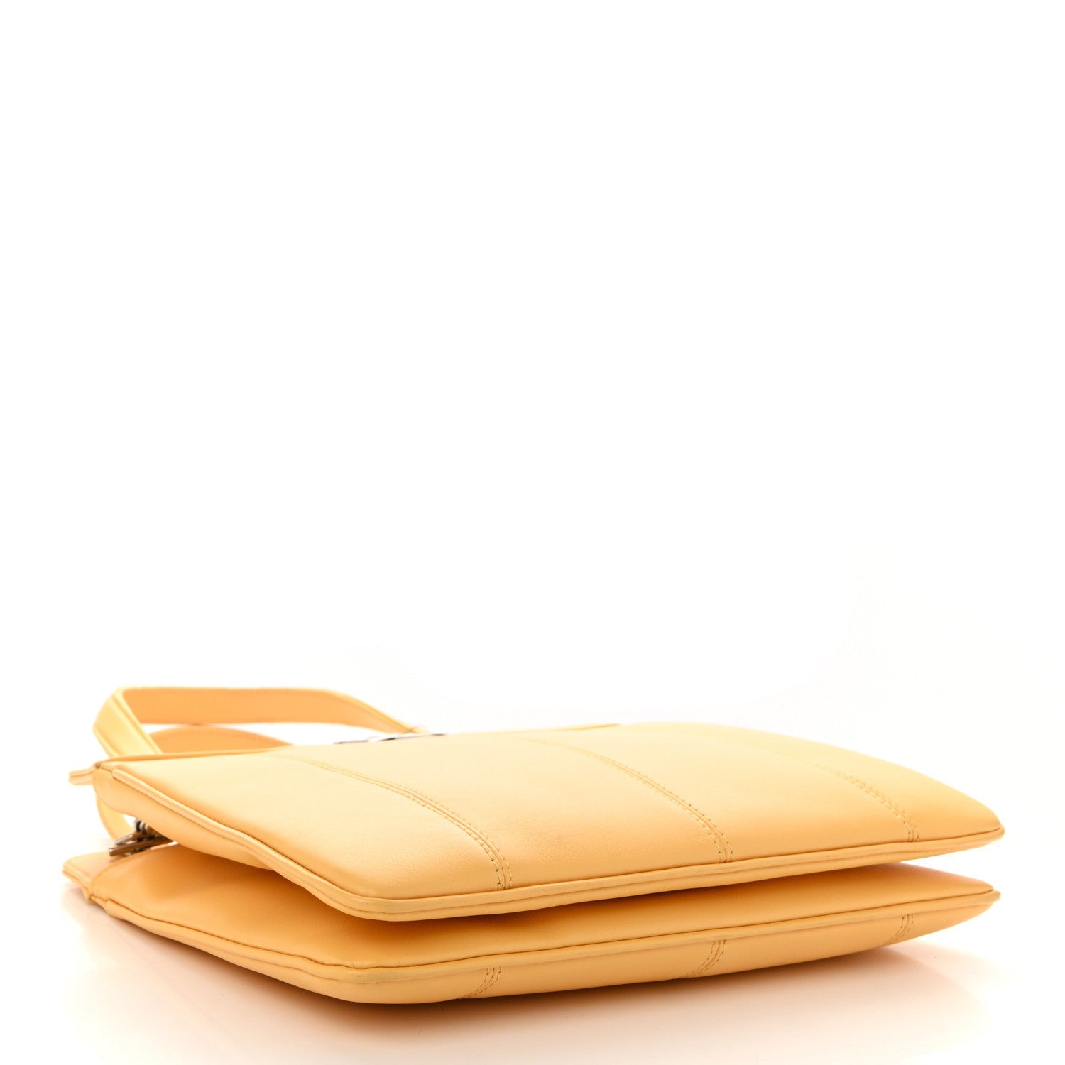 Senna Calfskin Petite GG Small Tote Bag Sunny Yellow