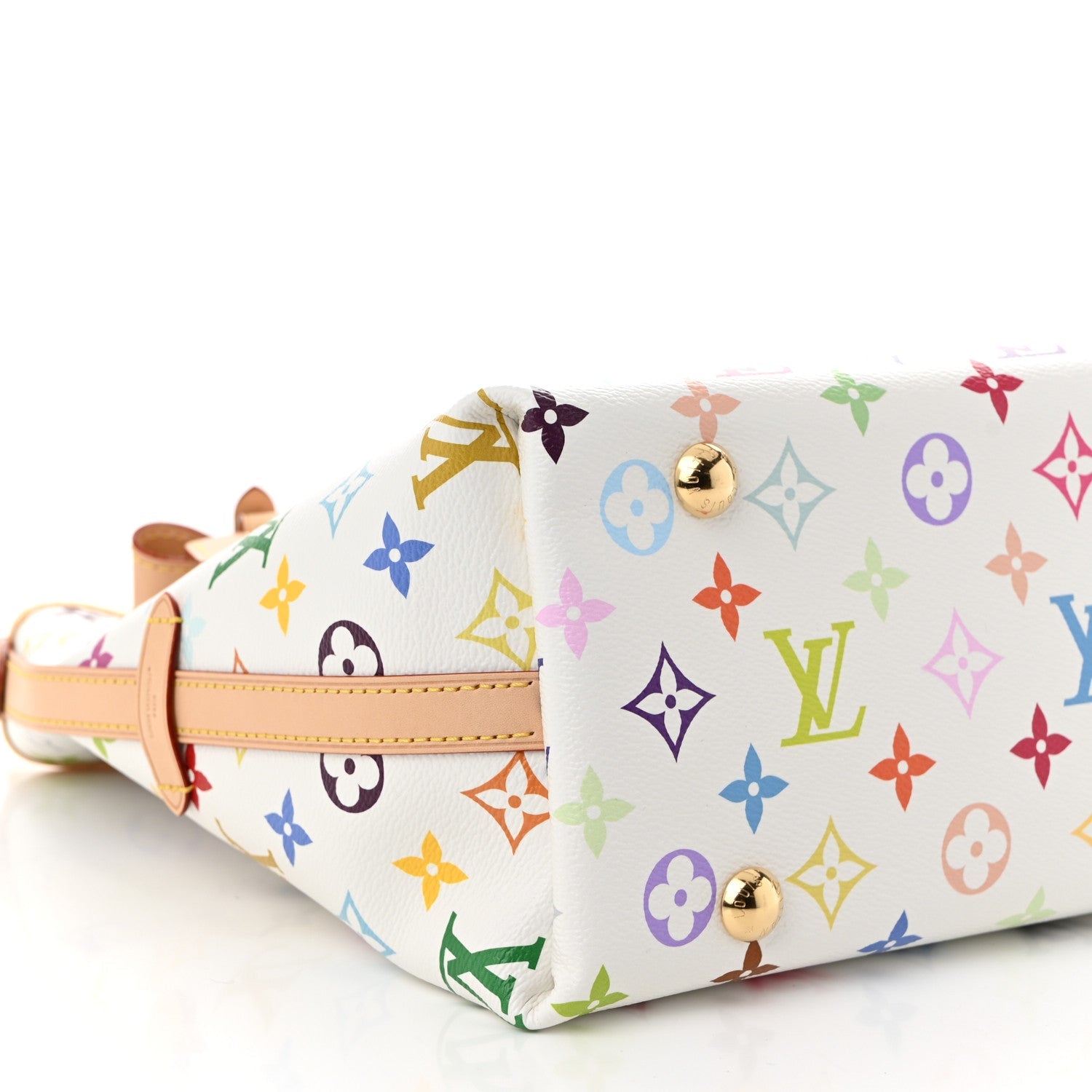 LV x TM Monogram Multicolor CarryAll PM White