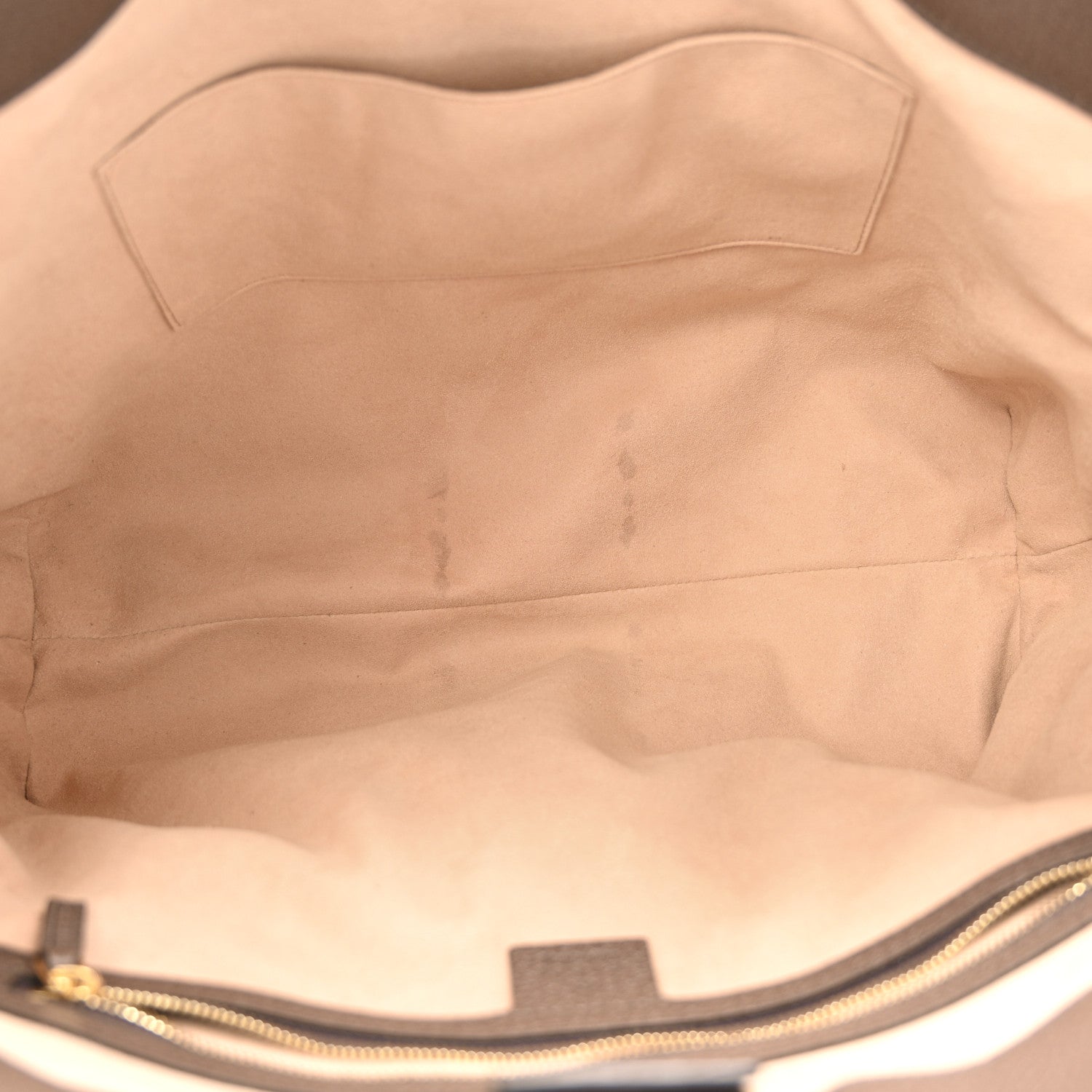 GG Supreme Monogram Textured Calfskin Web Medium Ophidia Shopping Tote Beige Ebony New Acero