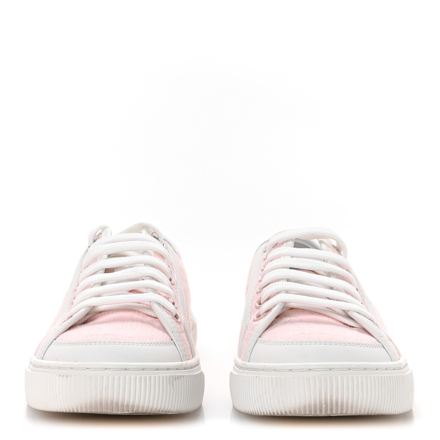Denim Monogram Lagoon Sneakers 35 Pink