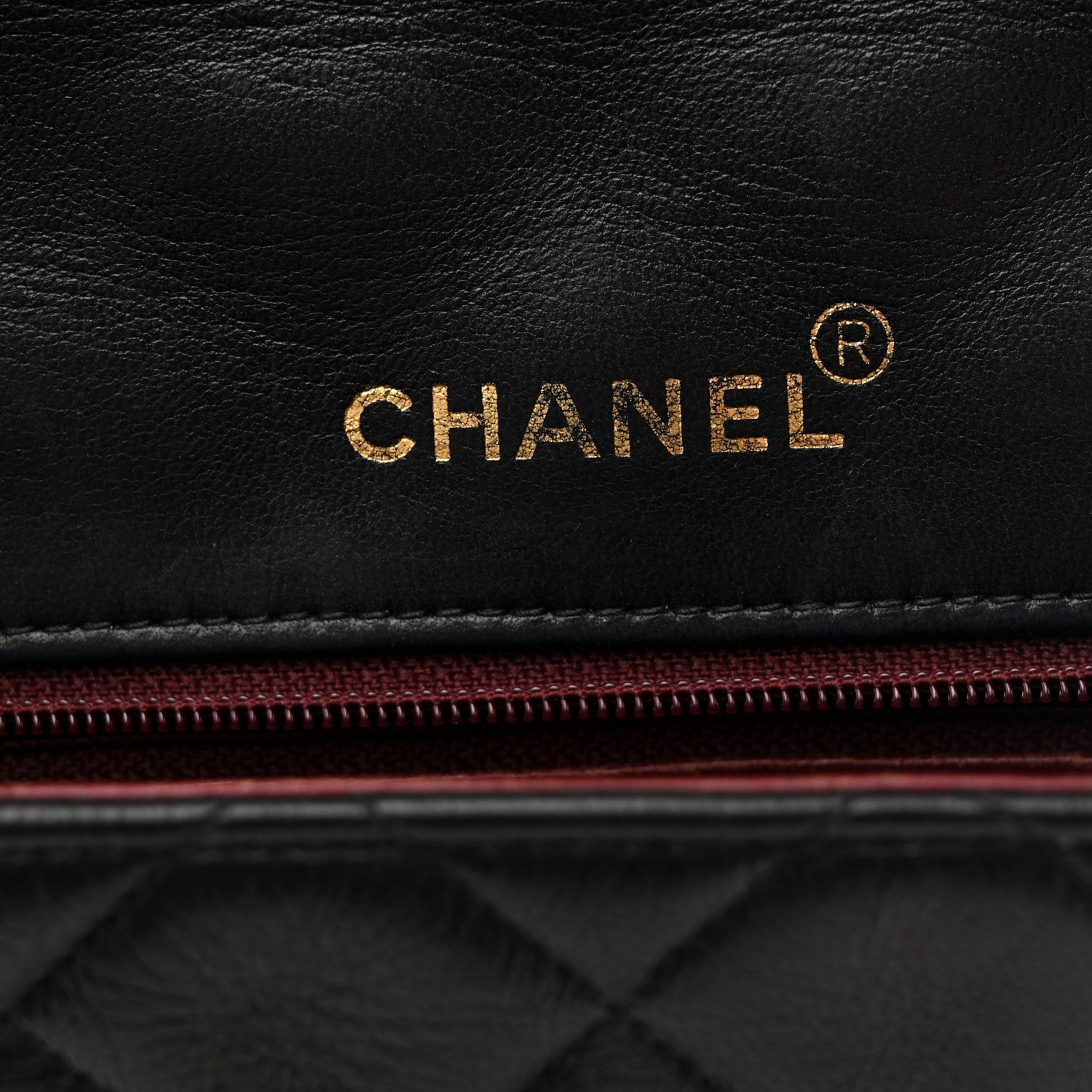 Lambskin Quilted Medium Single Flap Black