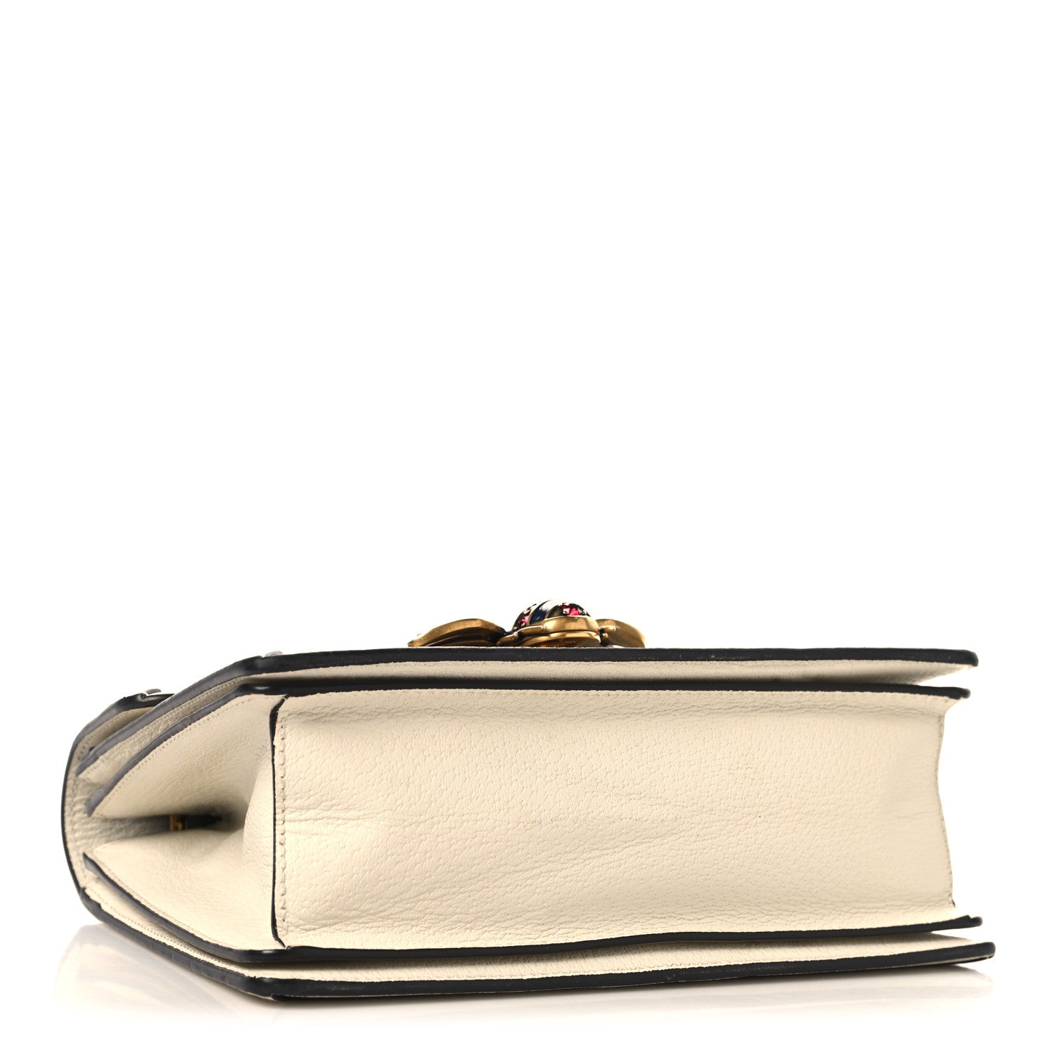 GG Supreme Monogram Small Queen Margaret Top Handle Bag White