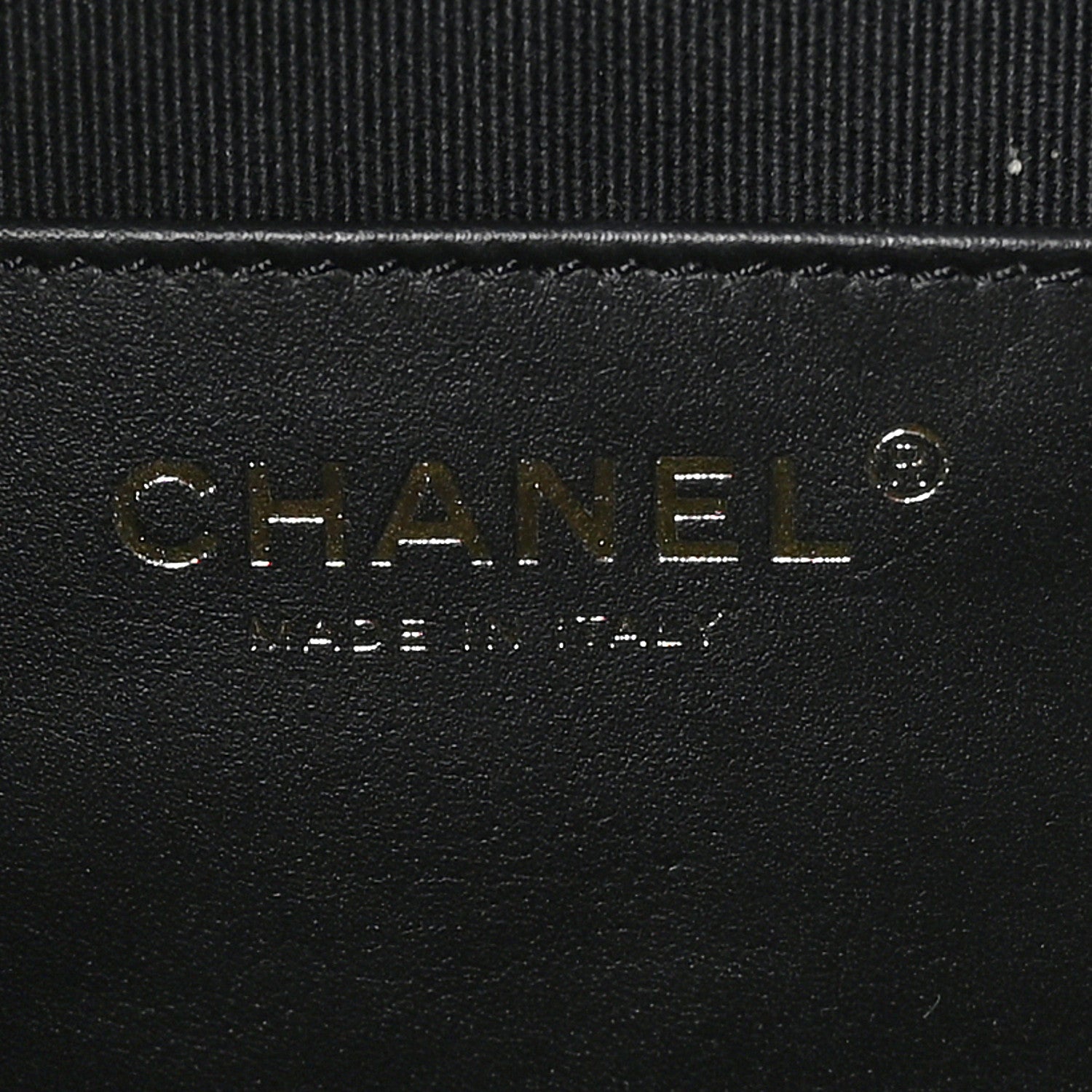 Shiny Crumpled Calfskin Quilted Medium Chanel 25 Handbag  Black