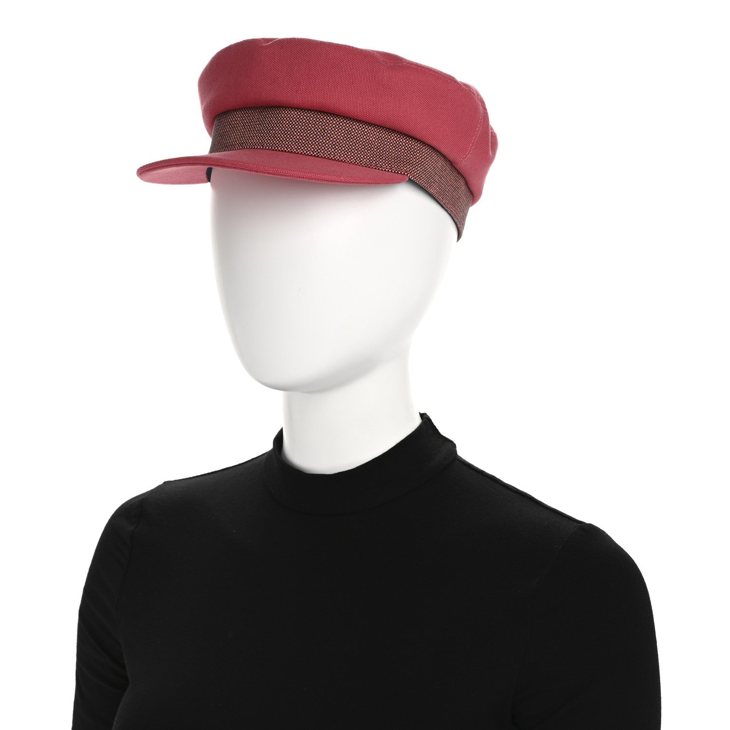 Toile De Chanvre Cotton Stretch Cavale Pop Cap 57 Rose