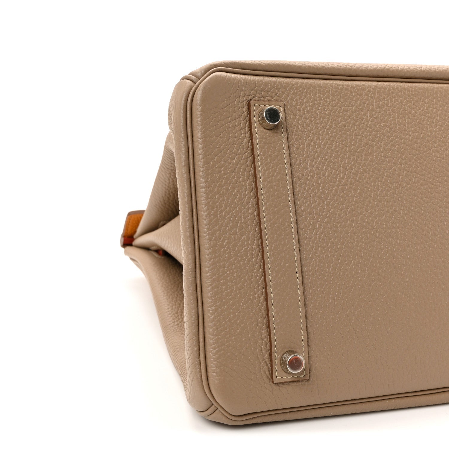 Taurillon Clemence Swift Tri-Color Birkin 35 Sanguine Gris Tourterelle Moutarde