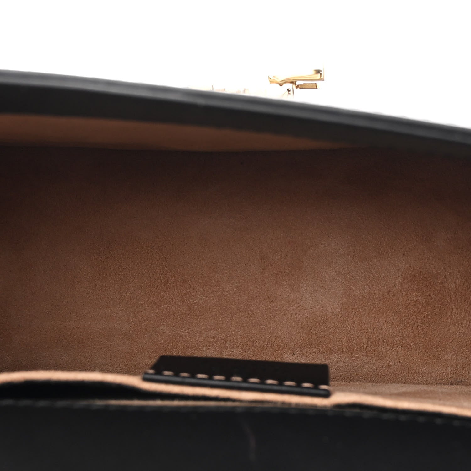 Calfskin Mini Sylvie Chain Shoulder Bag Black